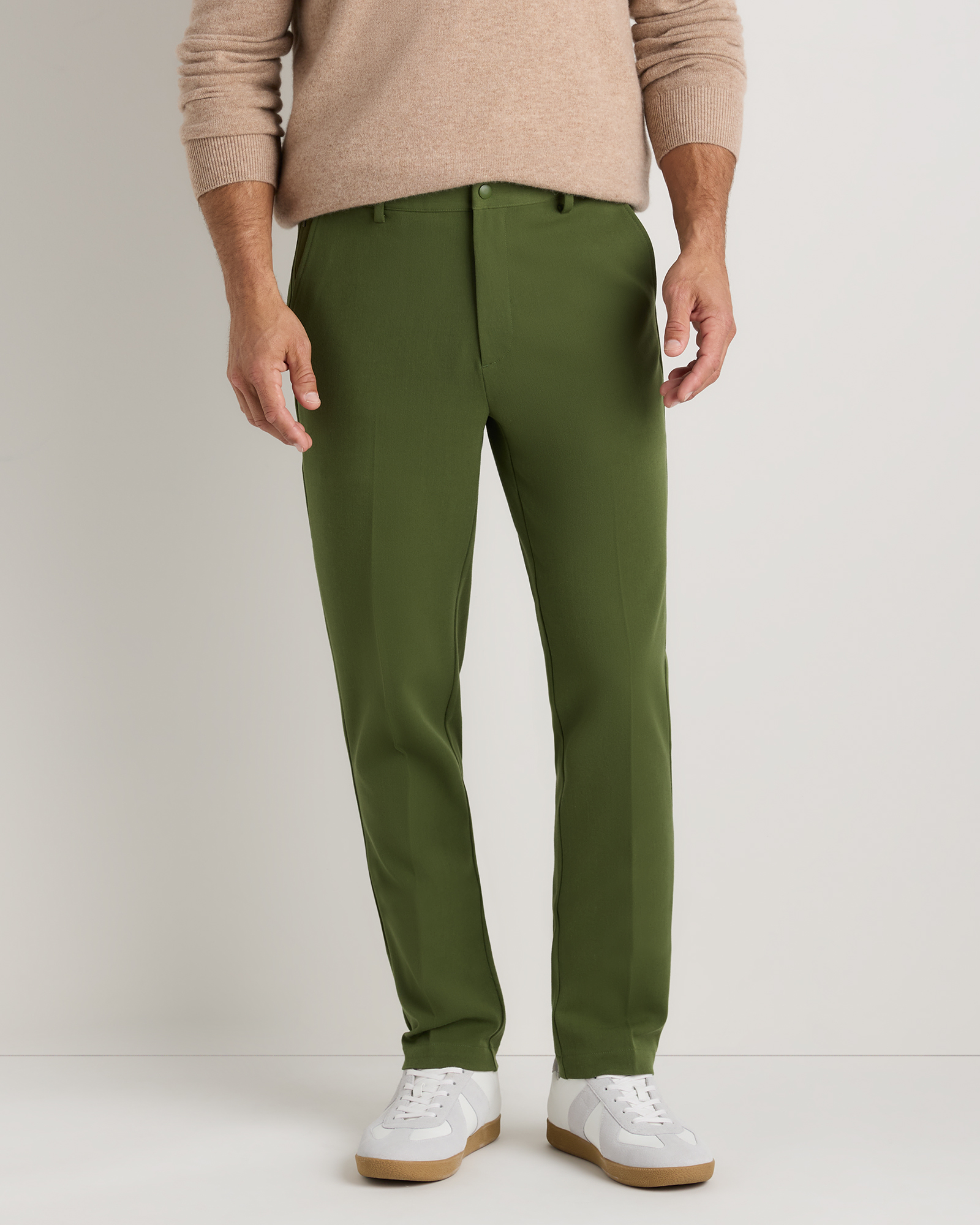 Quince Men's Ultra-stretch 24/7 Smart Chino Athletic Tapered In Green