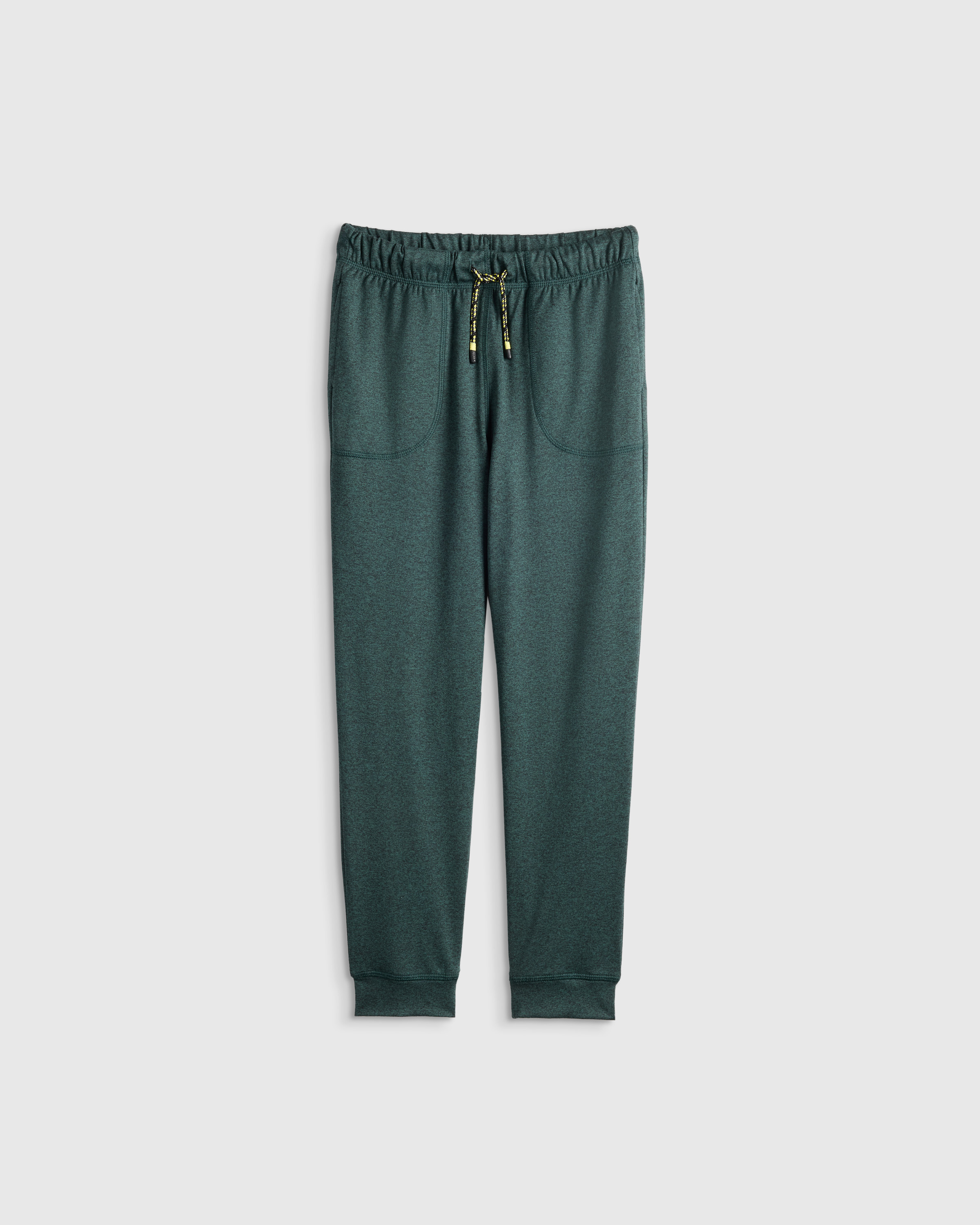 Heather Green Flowknit Performance Joggers