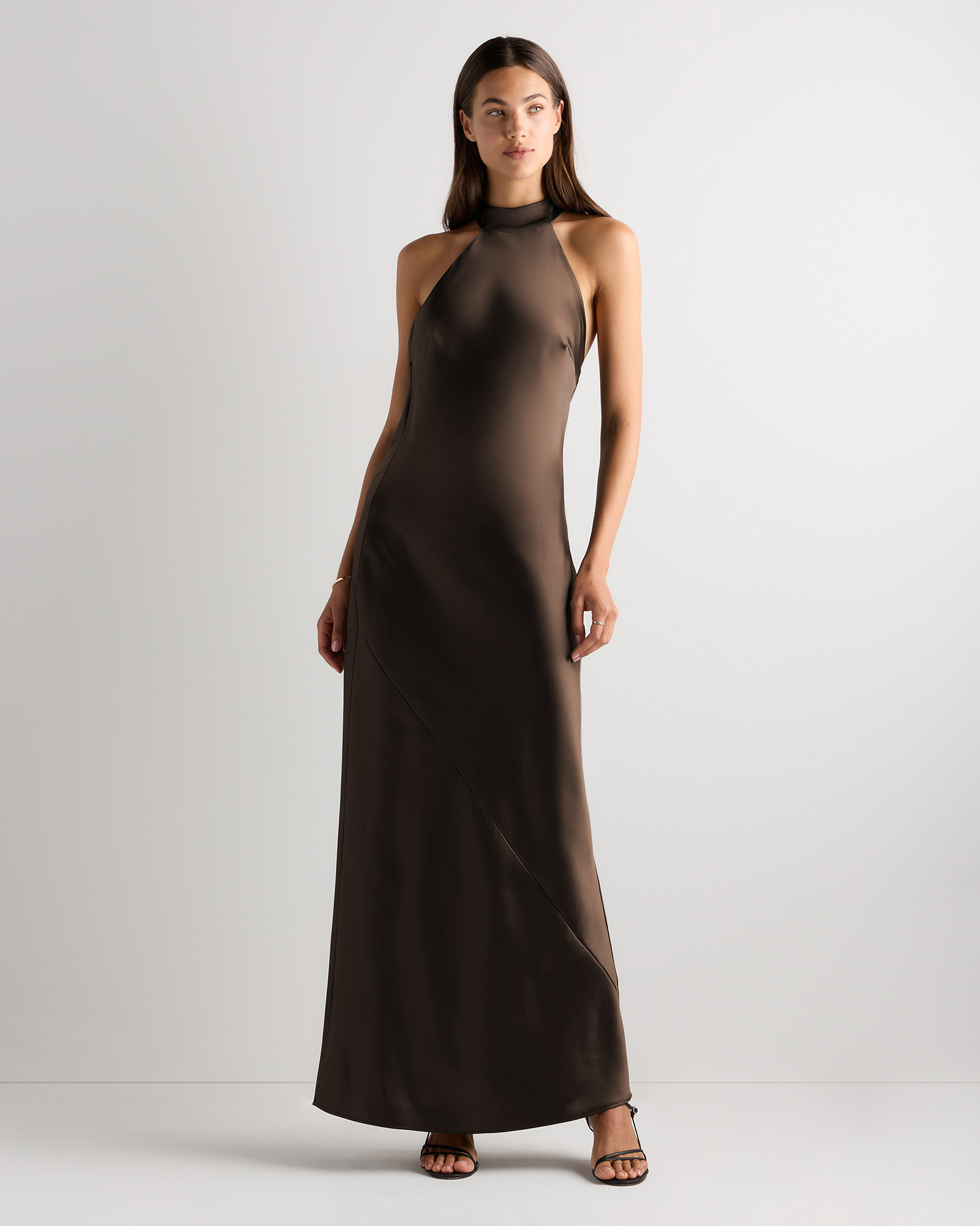 Hot Fudge Catalina Stretch Satin Dress