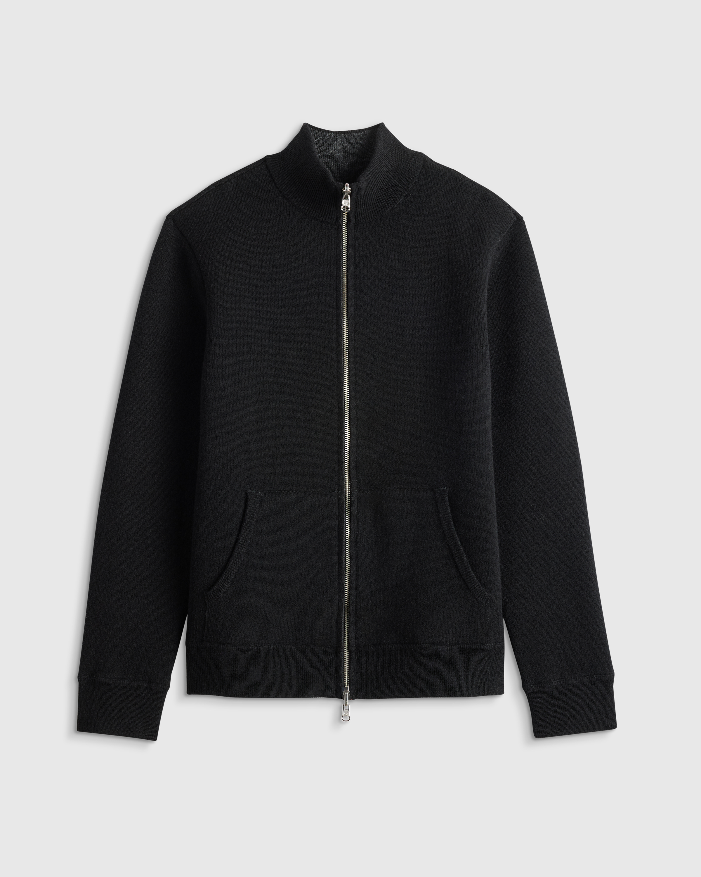 Men's 100% Reversible Cashmere Full Zip Sweater