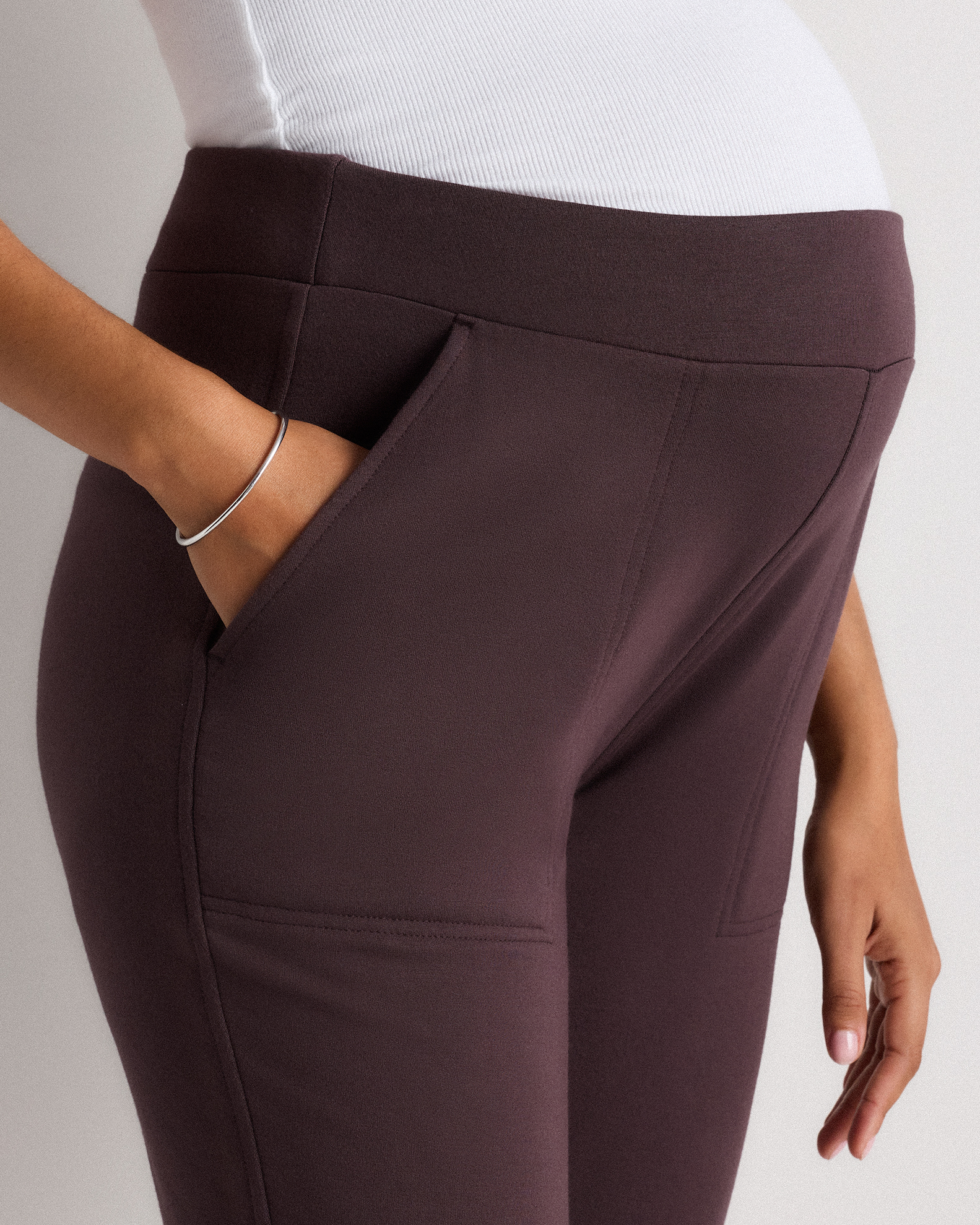 Tencel Jersey Maternity Under Belly Lounge Joggers