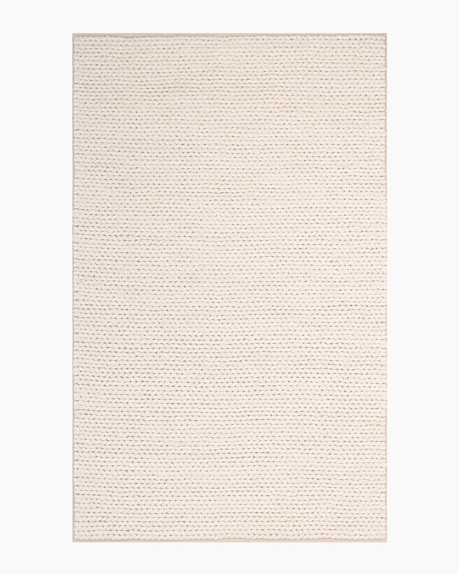 Chunky Hand Braided Wool Rug