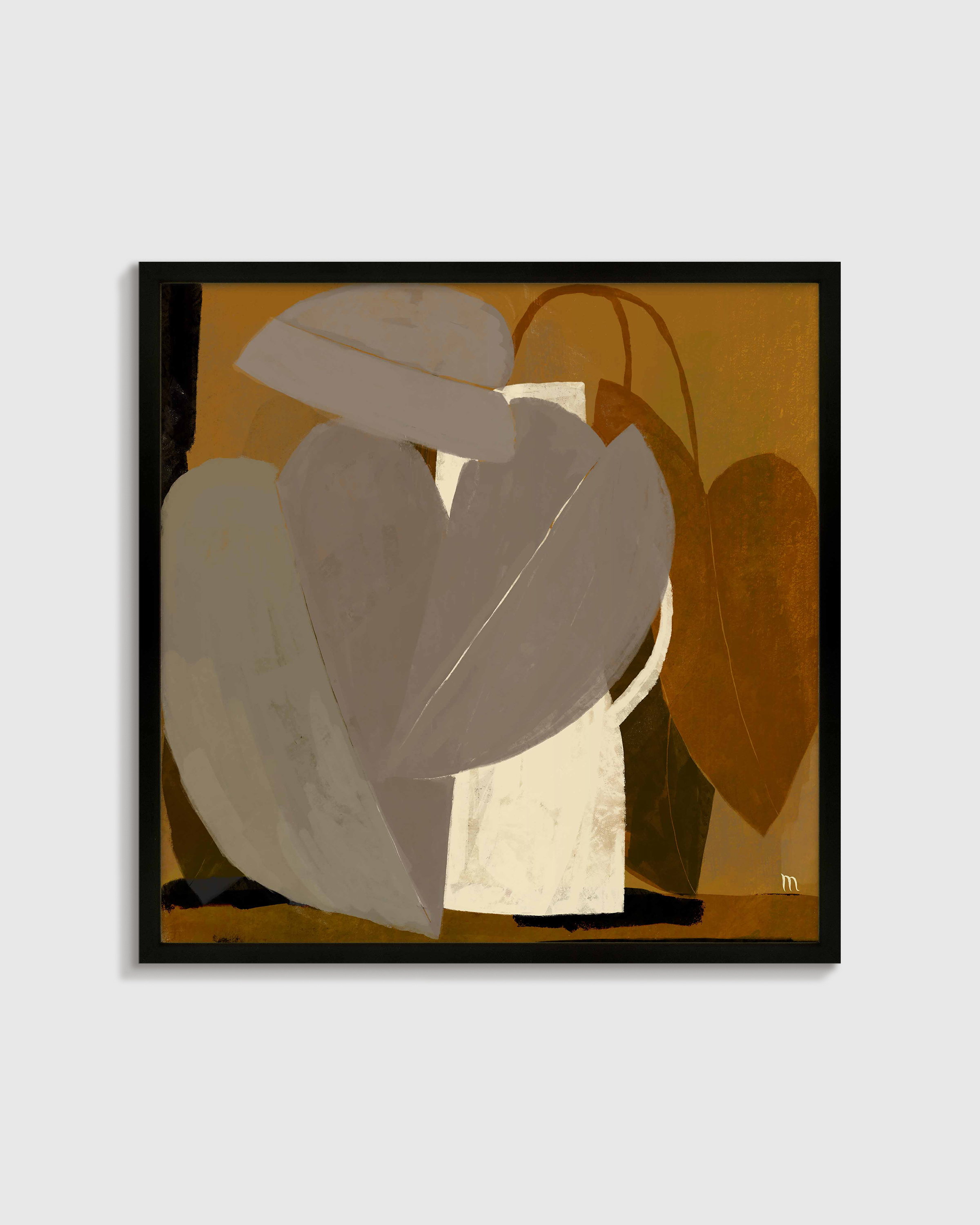 Black Umber Leaves by Marco Marella