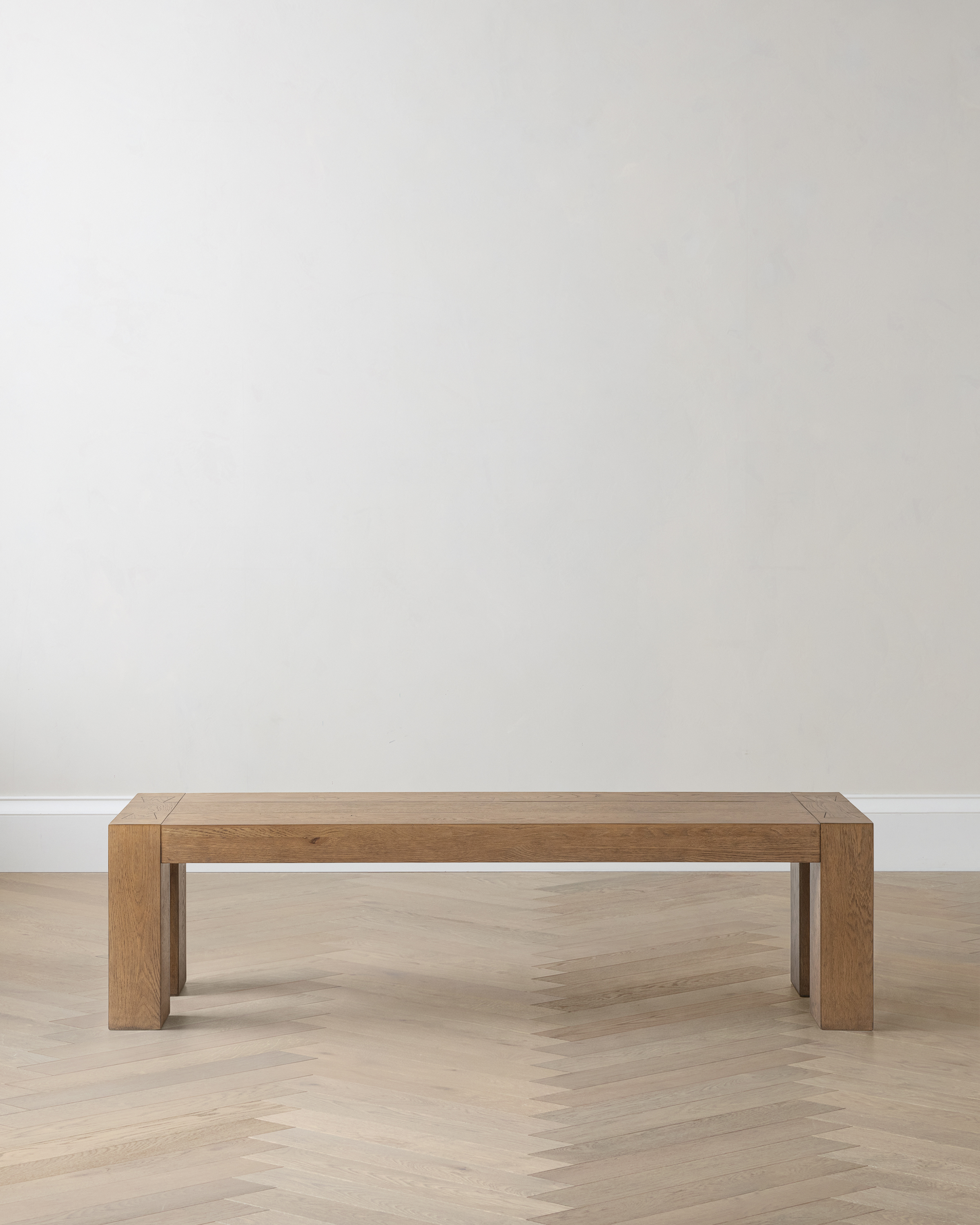 Cafe Brown Reclaimed Oak Parsons Dining Bench