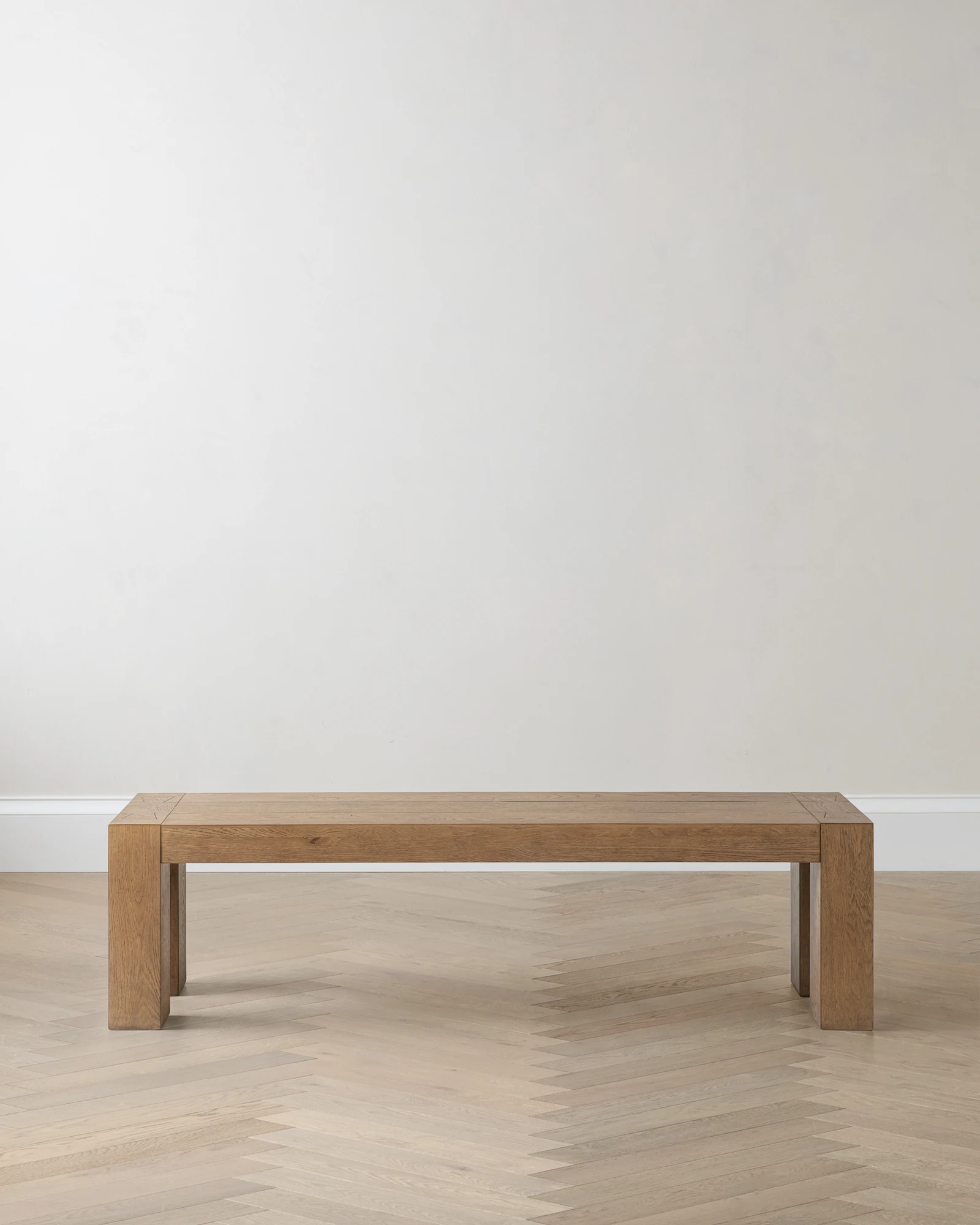 Reclaimed Oak Parsons Dining Bench