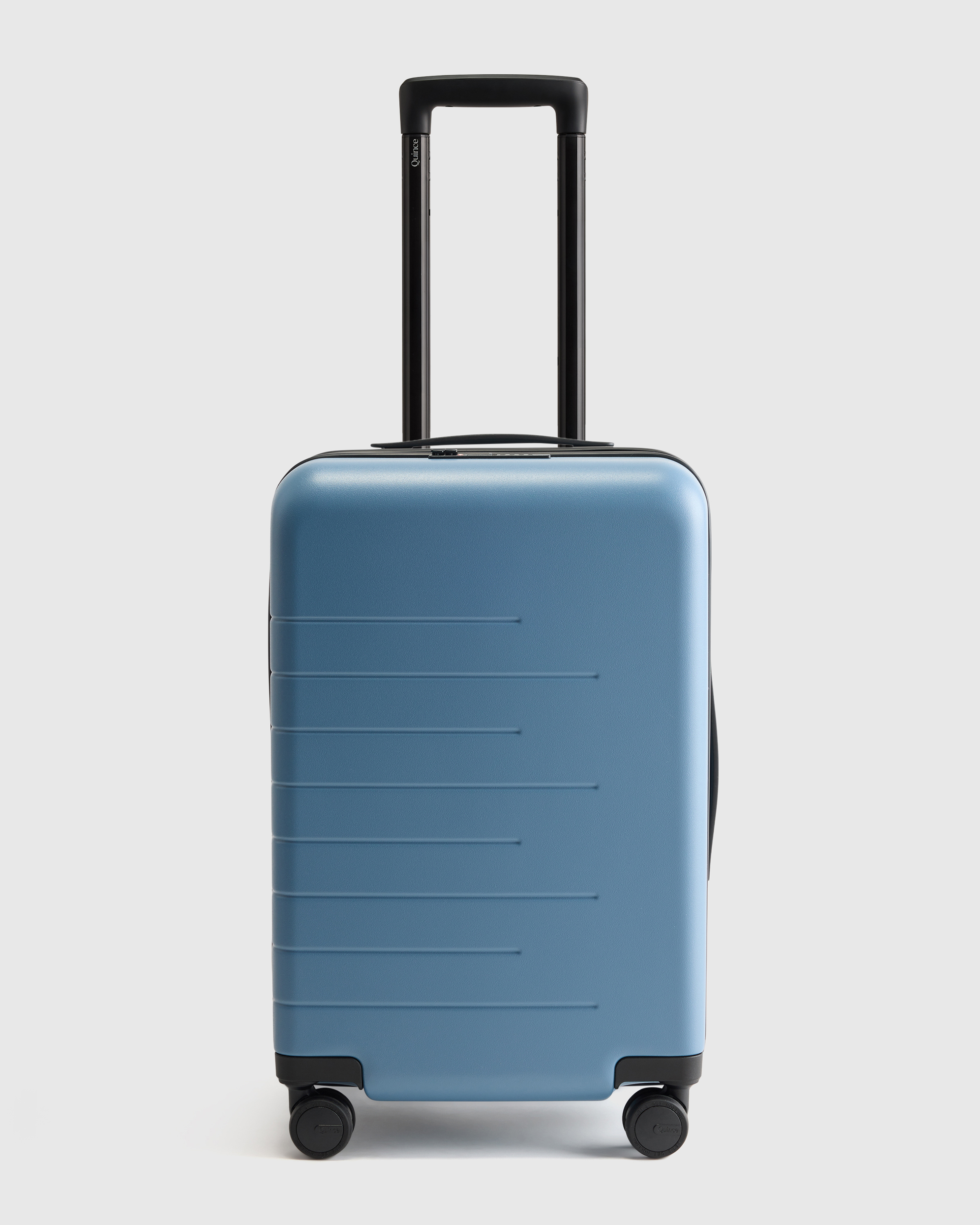Blue Expandable Small Carry-On Suitcase
