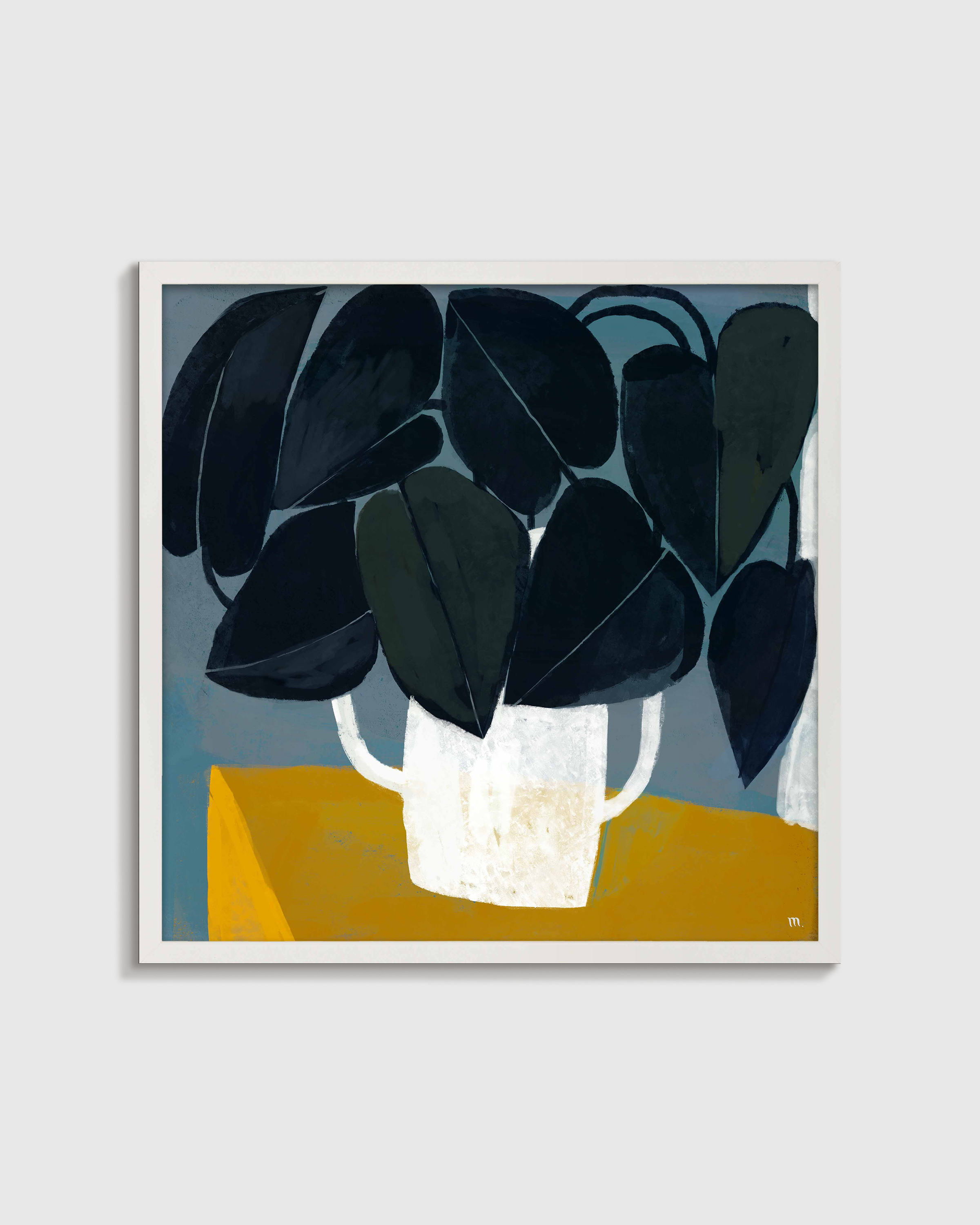 White Blue Interior by Marco Marella