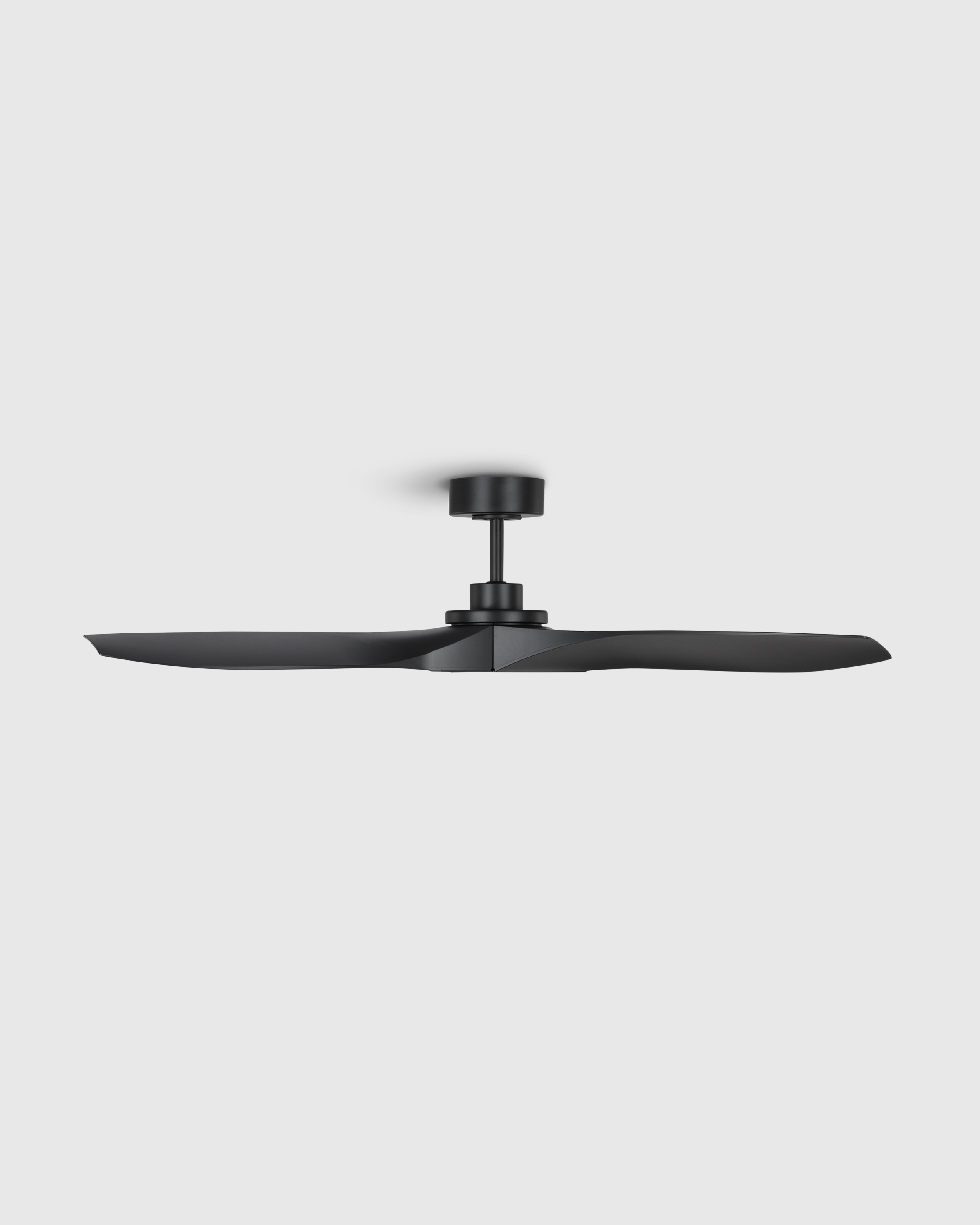 Black Outdoor Transitional Ceiling Fan