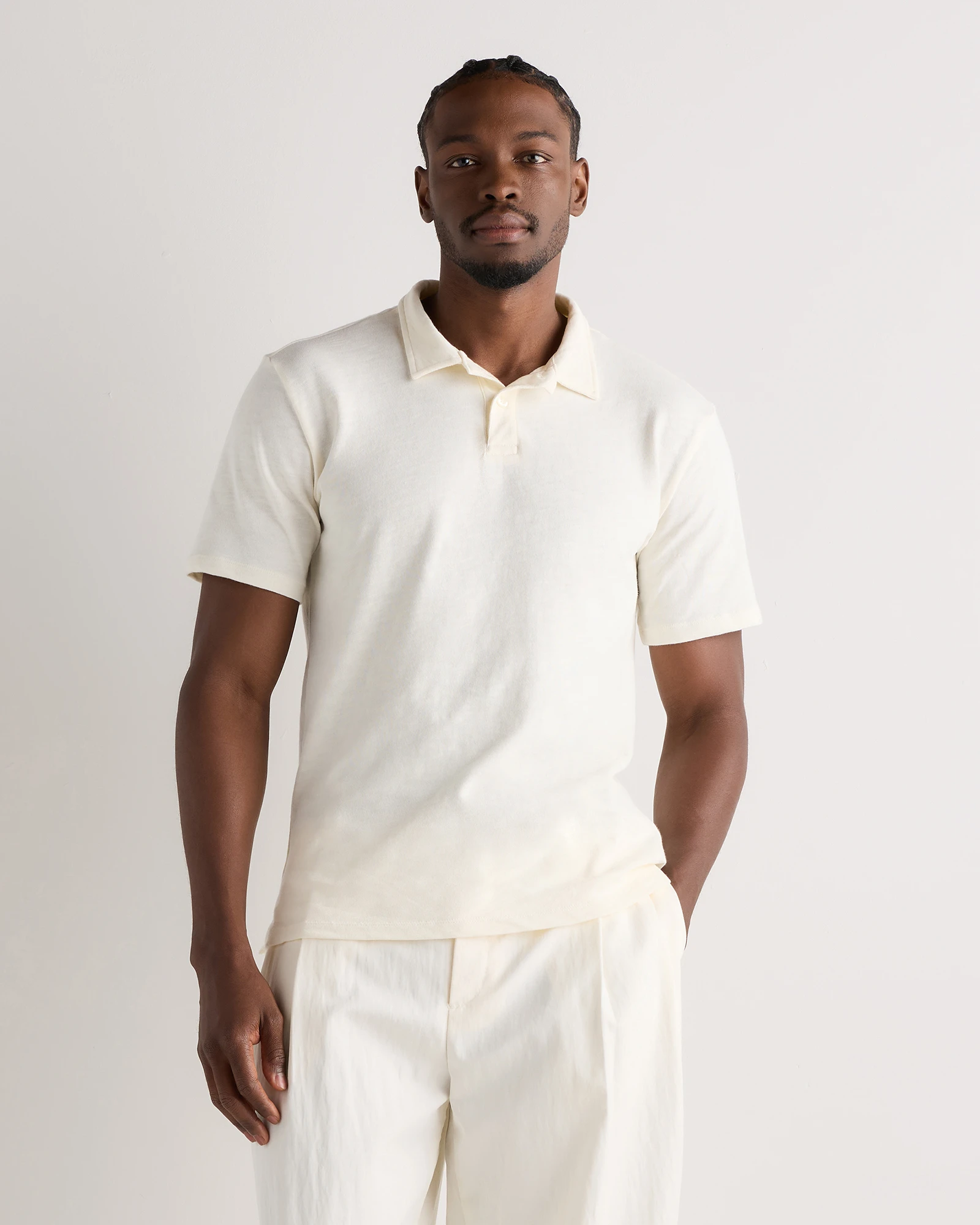 100% Organic Cotton Slub Polo