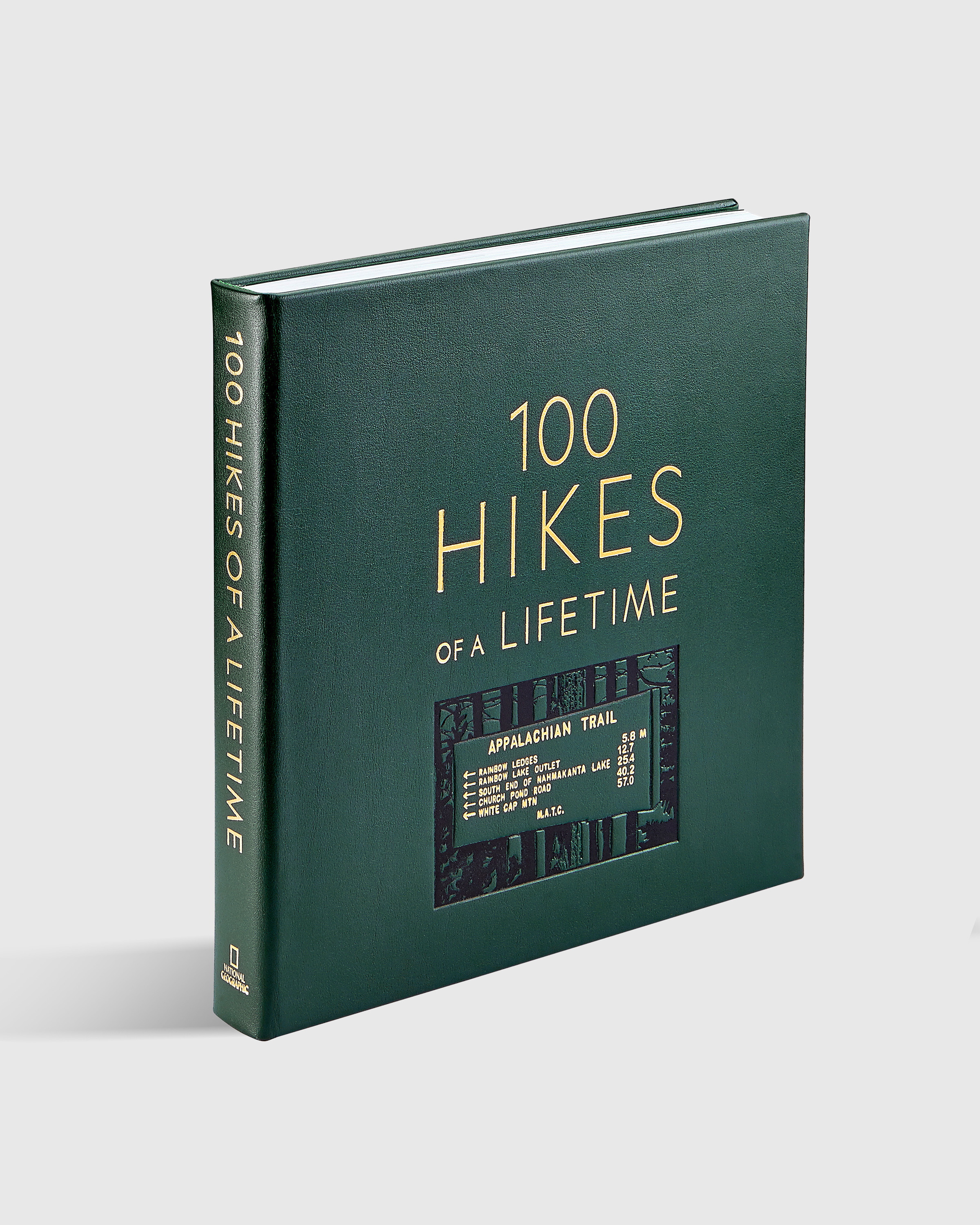 100 Hikes of a Lifetime Leather Bound Book - thumbnail 6
