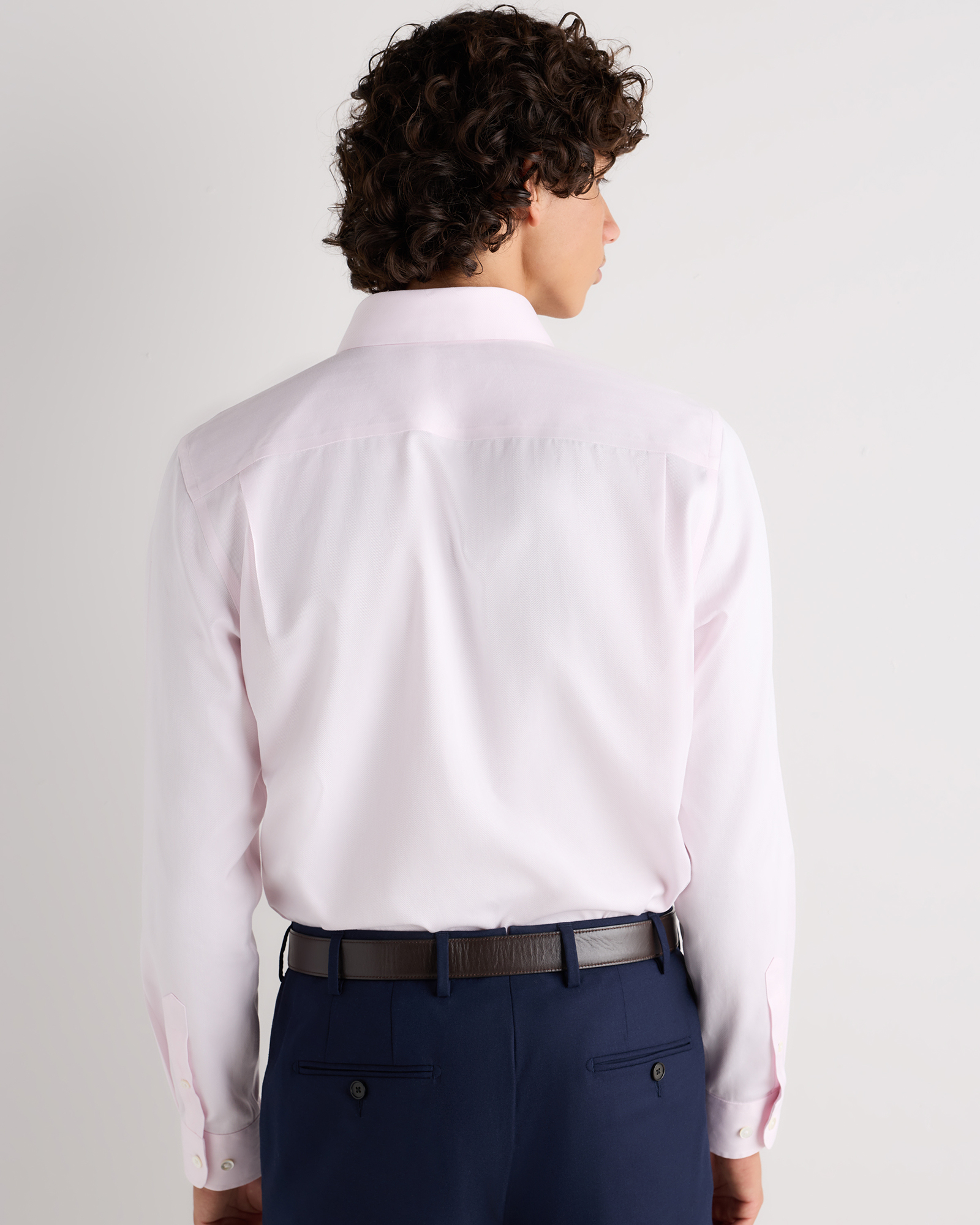 slim fit solid supima cotton dress shirt Eton Solid Cotton Four-Way Stretch Shirt | Slim fit