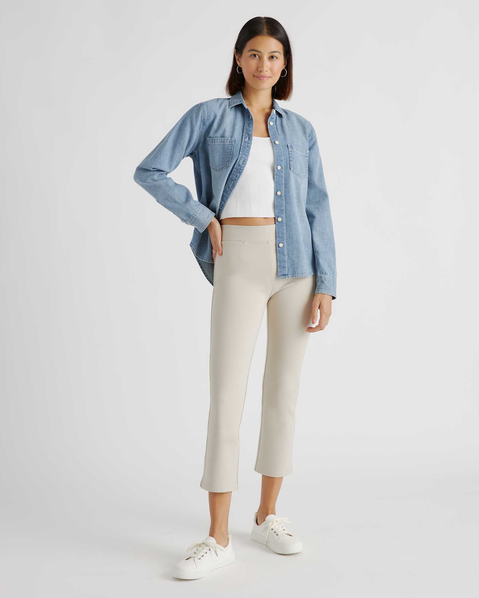 UltraStretch Ponte Kick Flare Pant