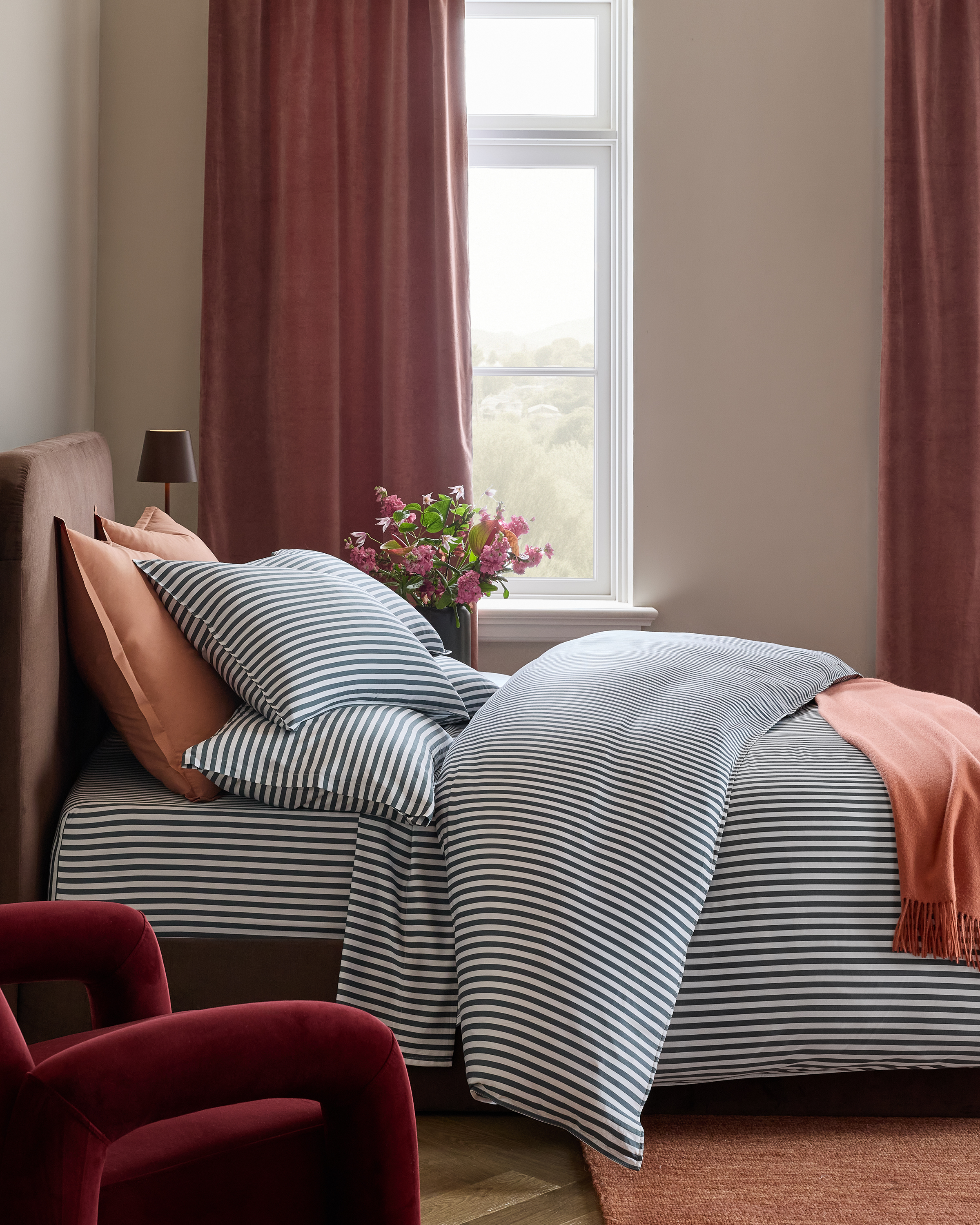 Bamboo Stripe Duvet Cover Set - thumbnail 9