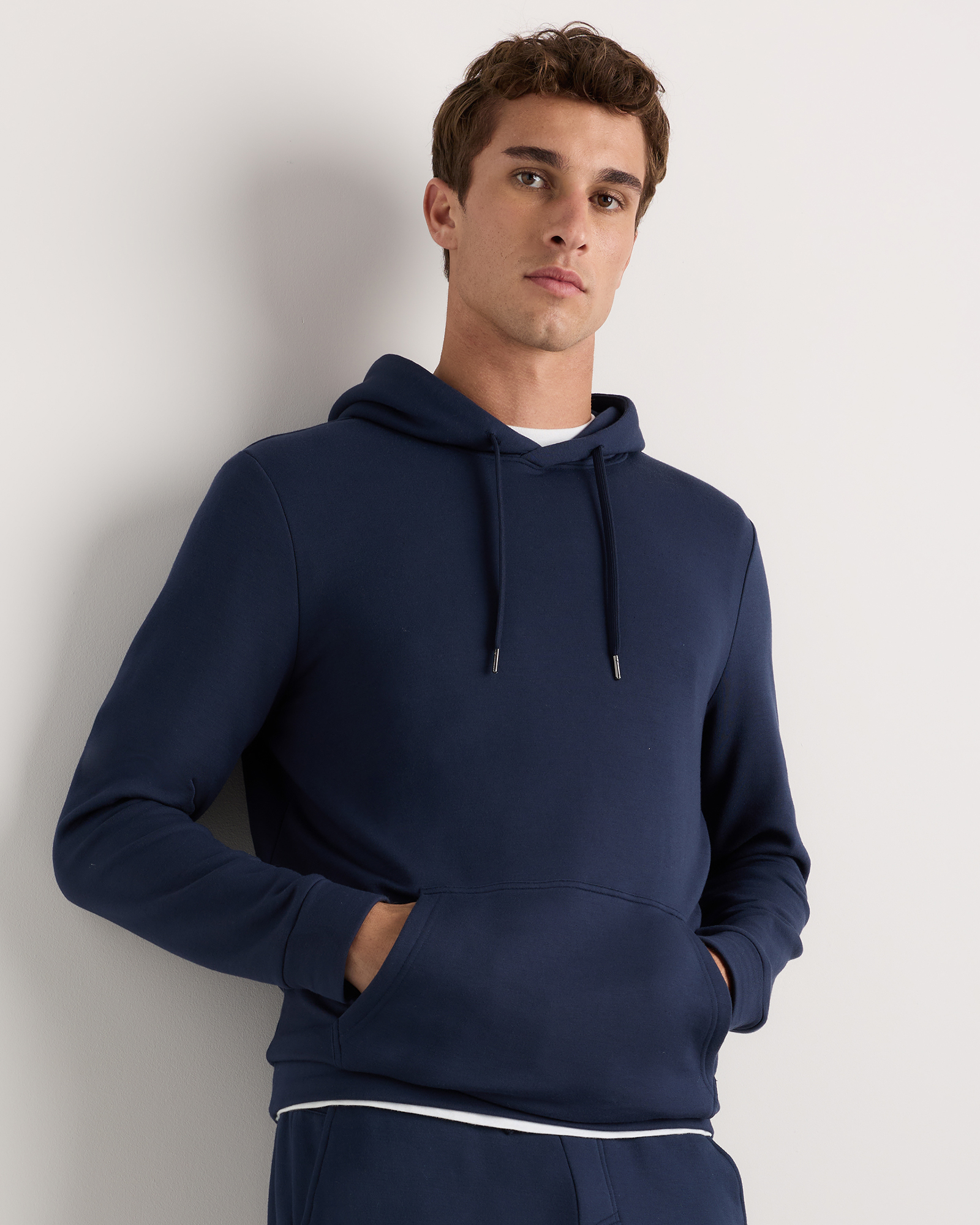 Navy Supersoft Fleece Pullover Hoodie