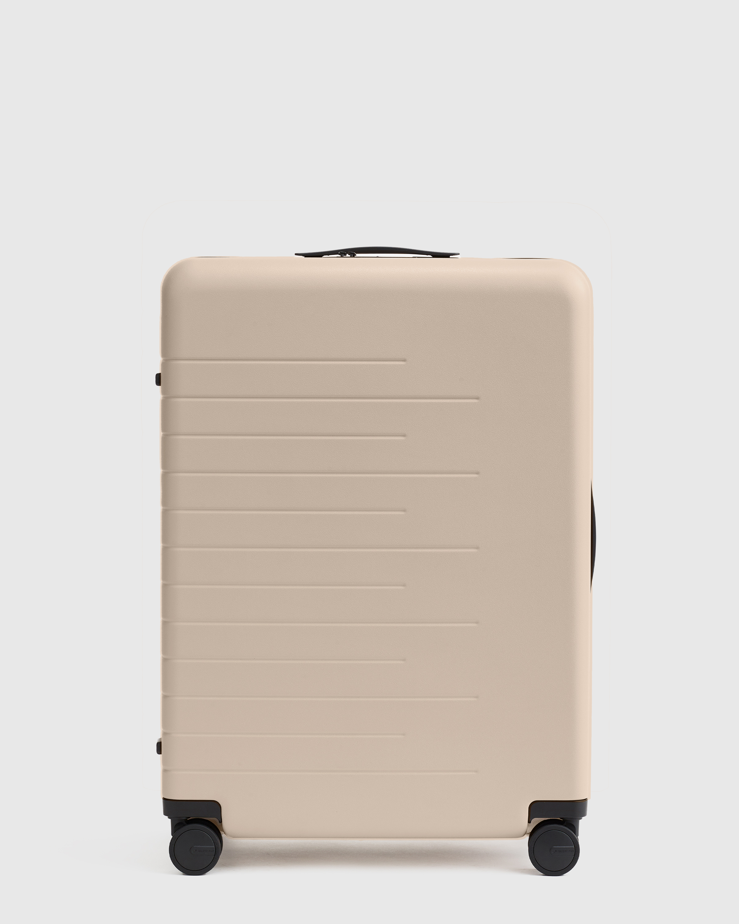 Tan Expandable Medium Check-In Suitcase