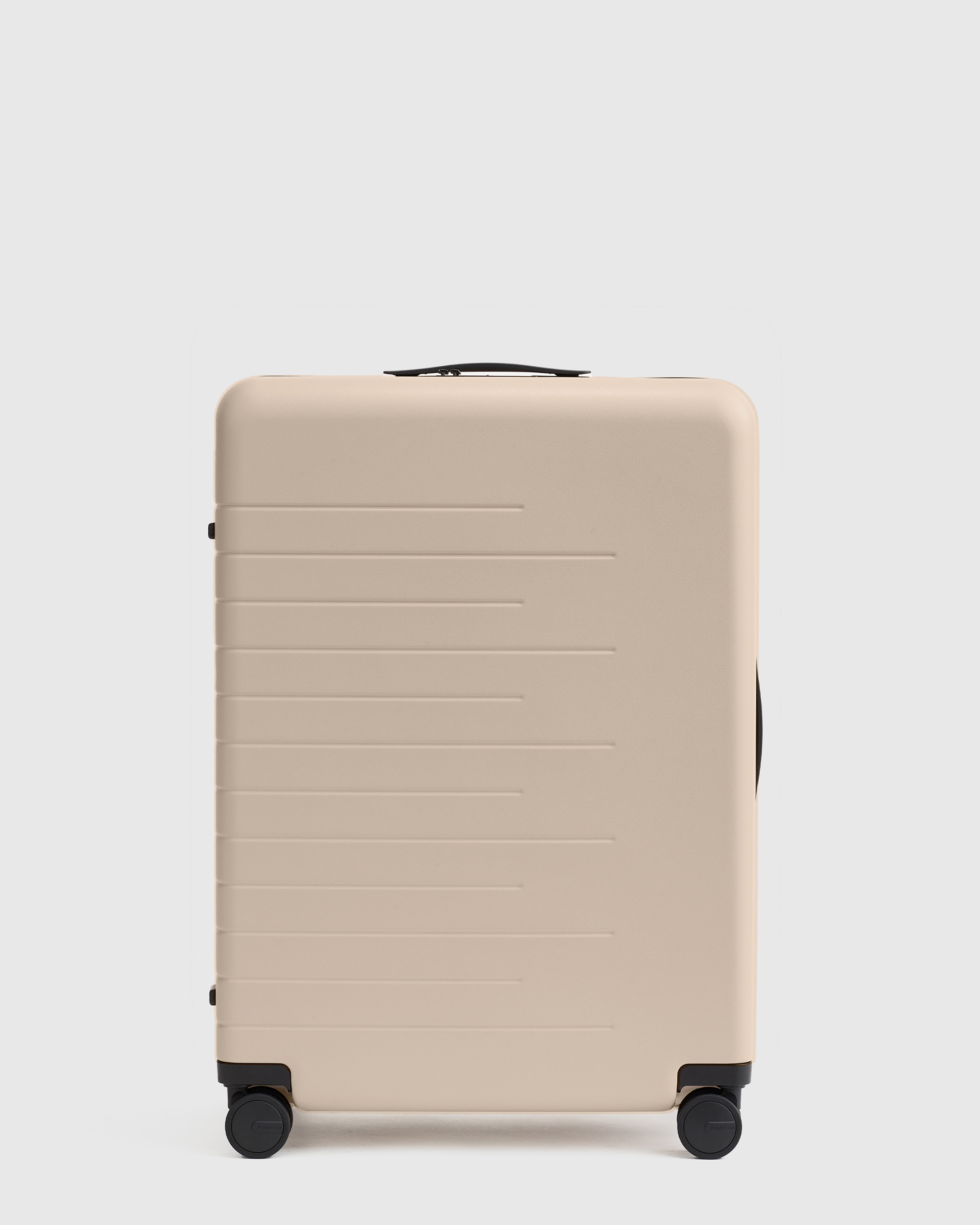 Tan Expandable Medium Check-In Suitcase