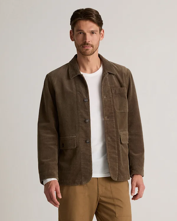 Organic Stretch Corduroy Chore Jacket