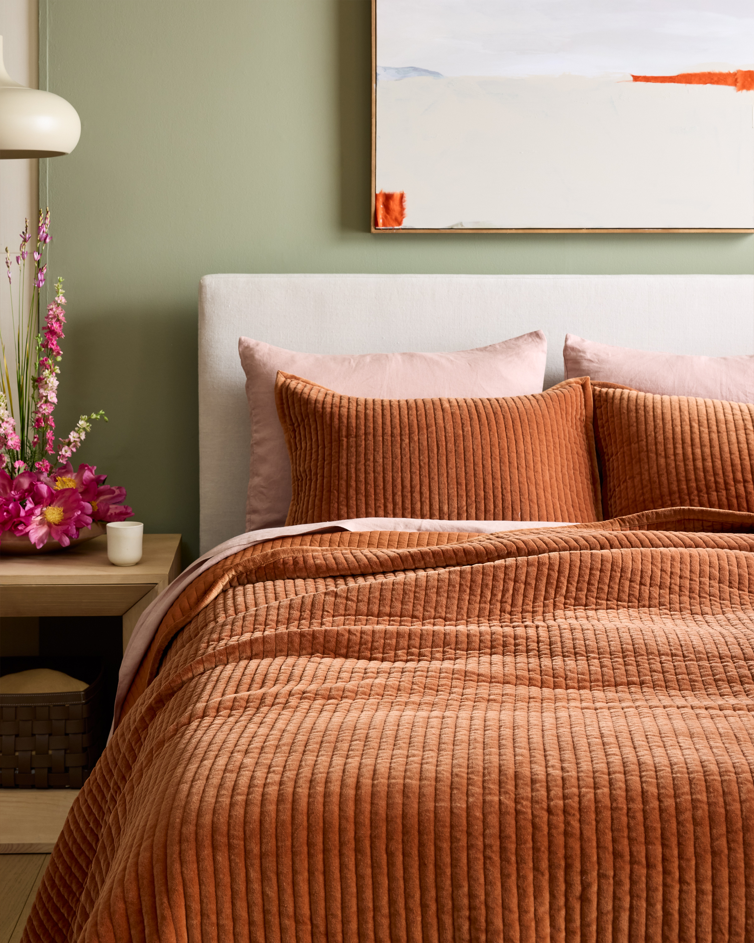 Cotton Velvet Channel Quilt Set - Thumbnail 5