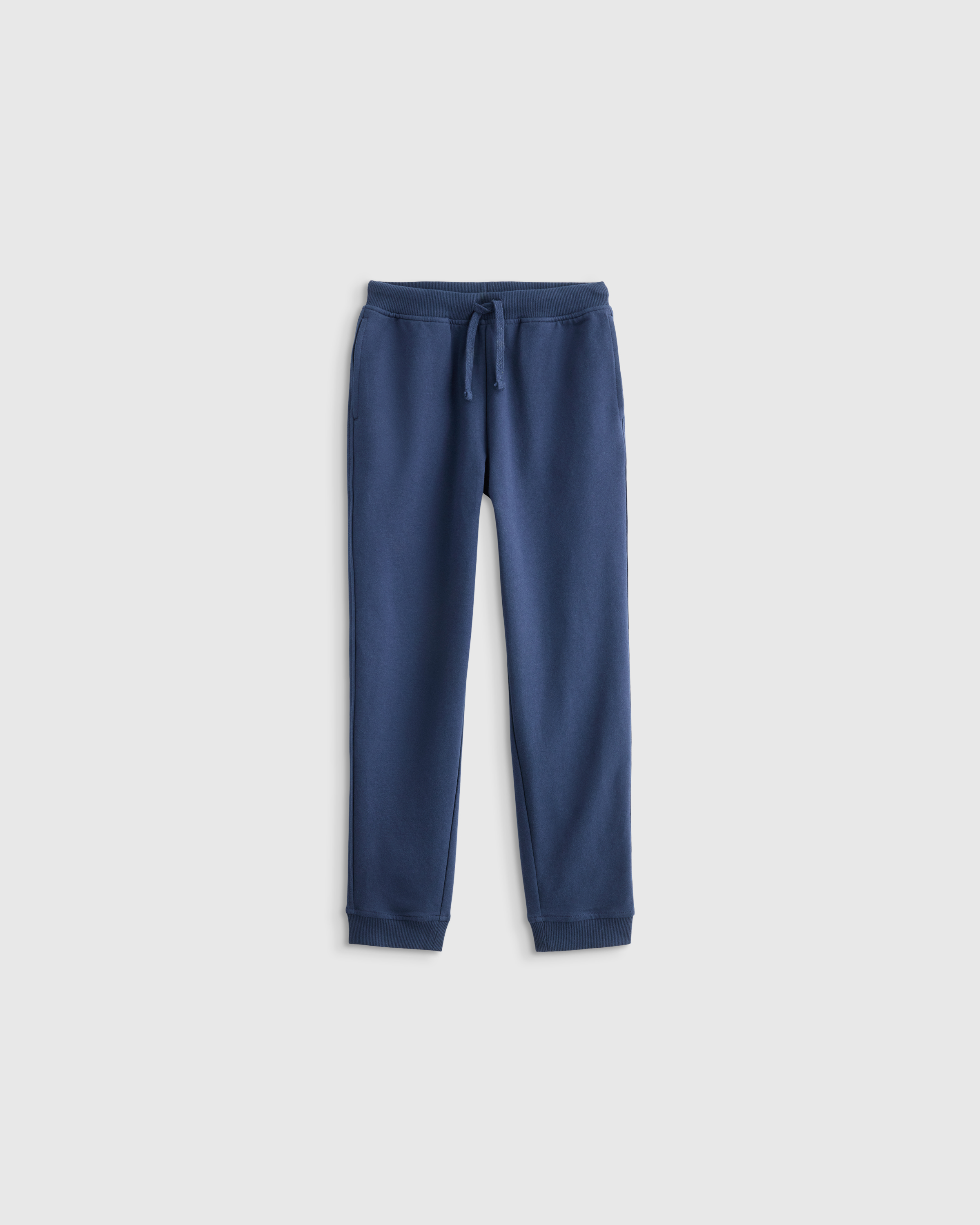 Navy Organic Cotton French Terry Joggers 