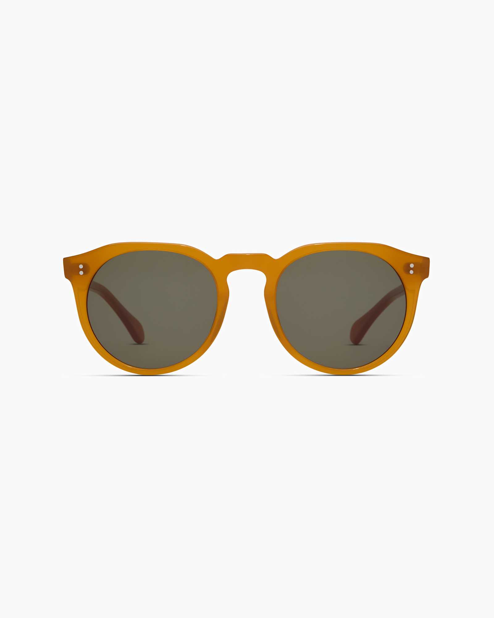 Honey with Green lens Tahiti Polarised Acetate Sunglasses