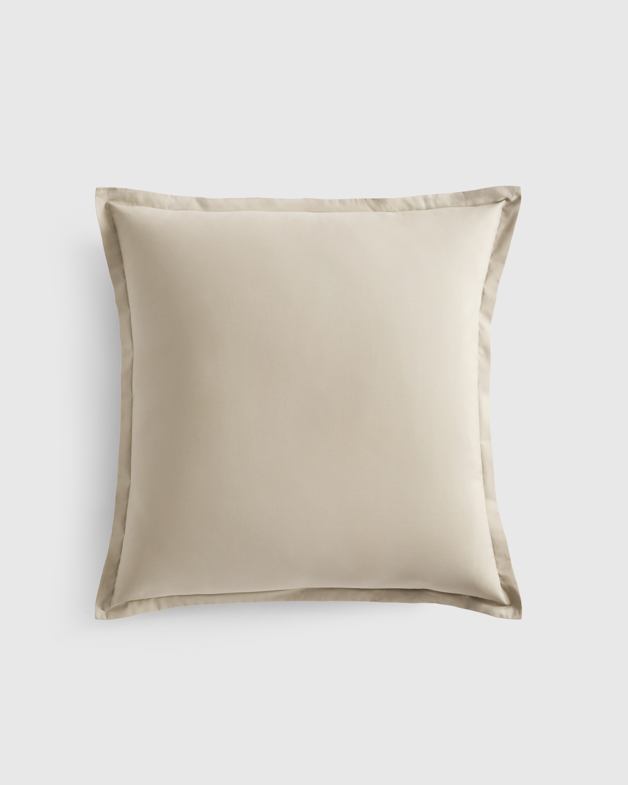 Toffee Classic Organic Percale Euro Sham
