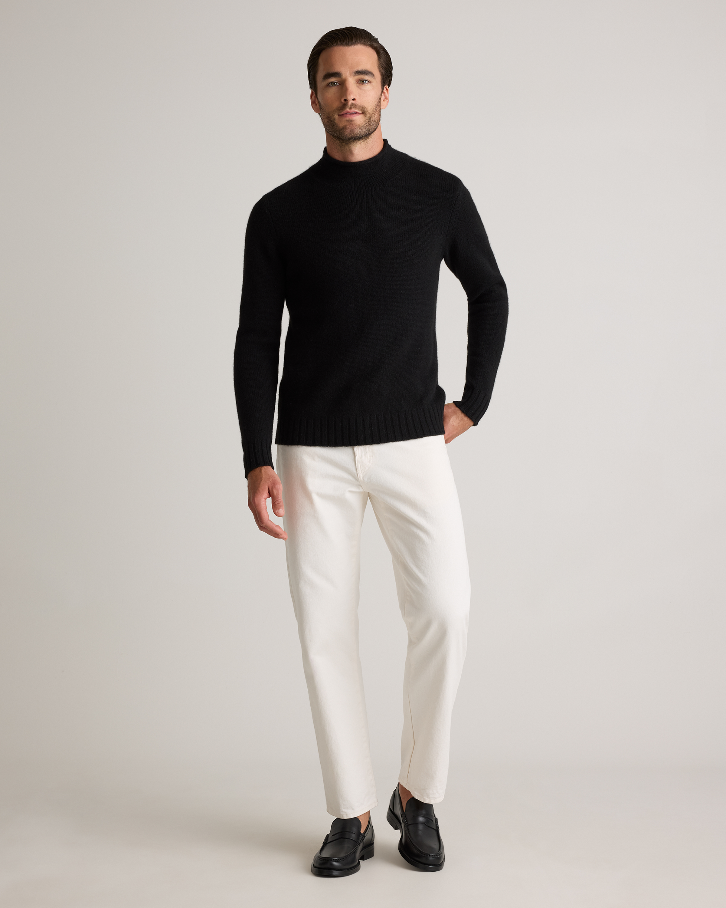 100% Yak Wool Roll Neck Sweater