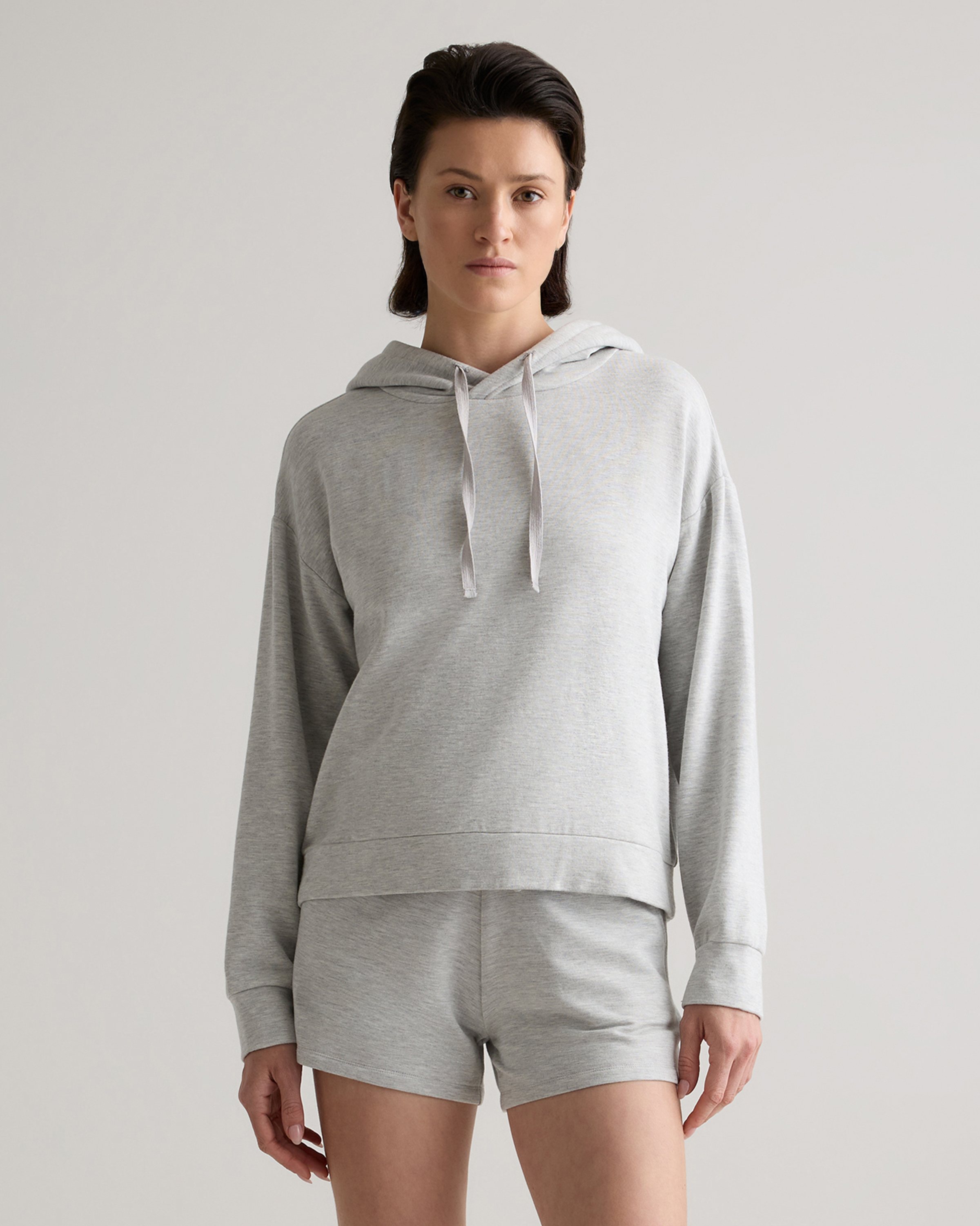 Heather Grey SuperSoft Fleece Pullover Hoodie