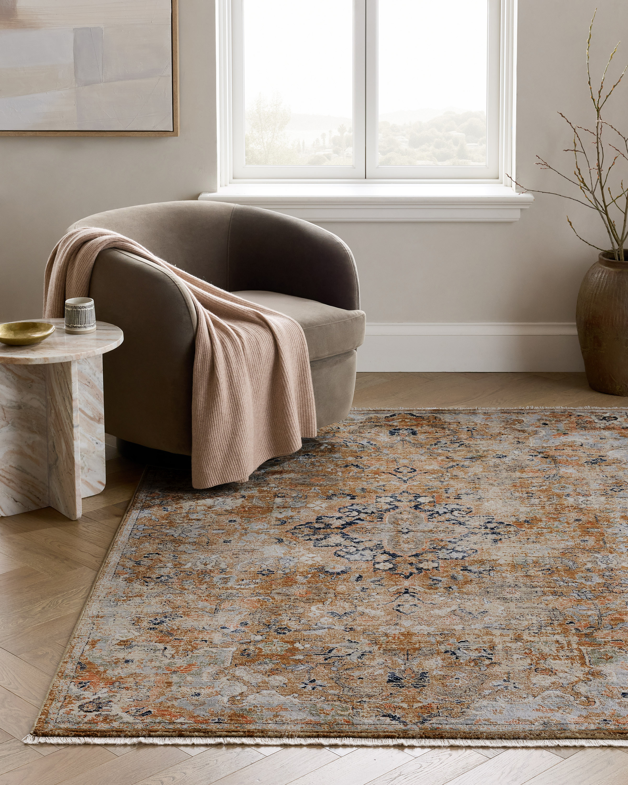 Quince Sari Performance Rug