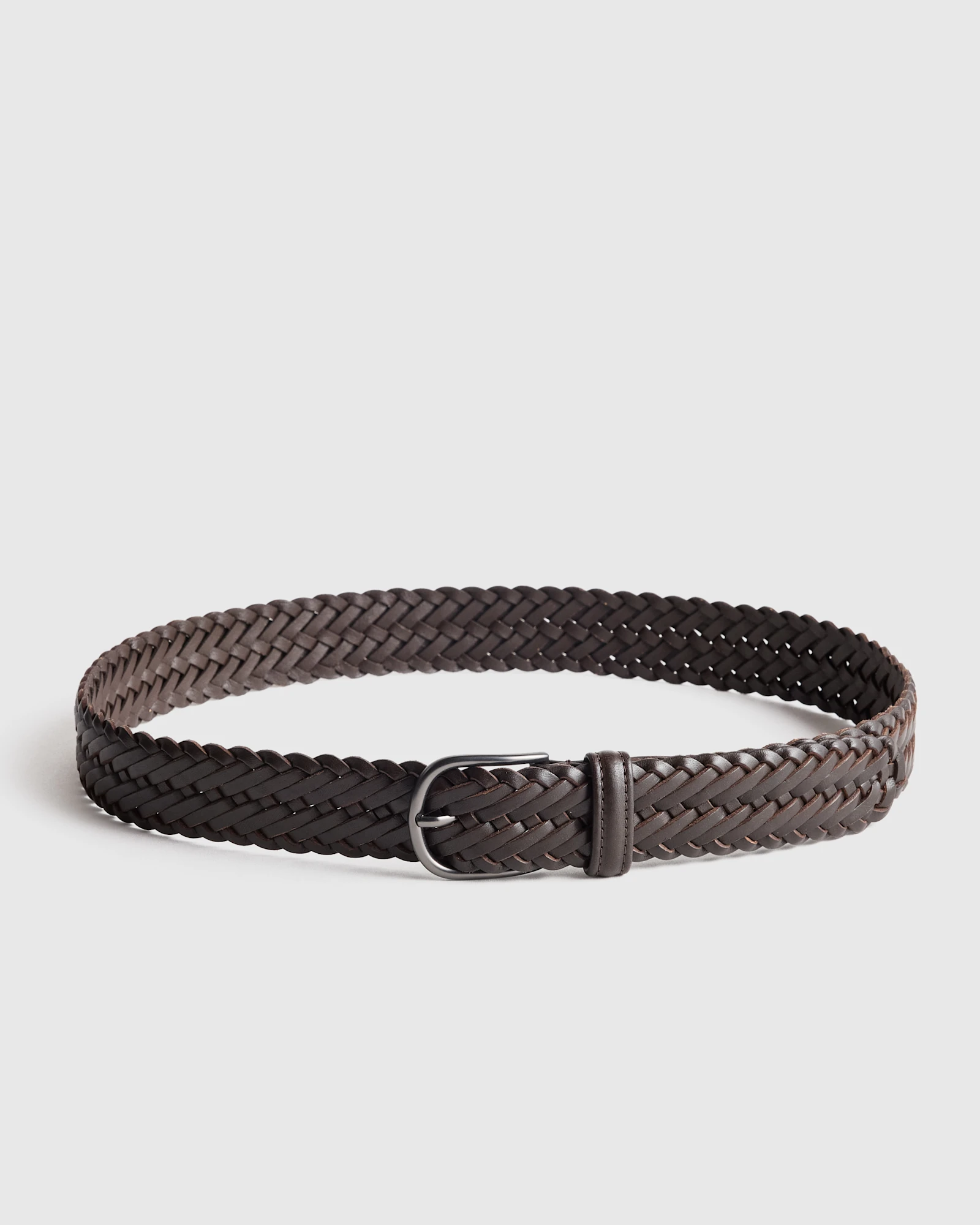 Jack Italian Leather Woven Belt