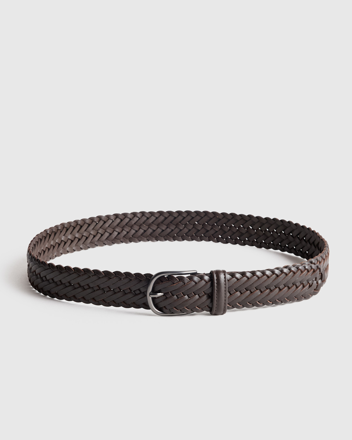 Jack Italian Leather Woven Belt