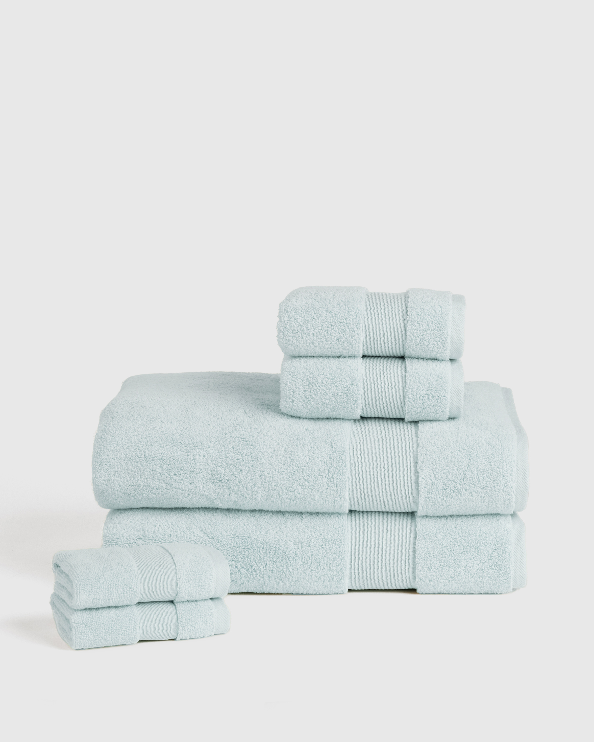 Mist Turkish Classic Bath Sheet Bundle