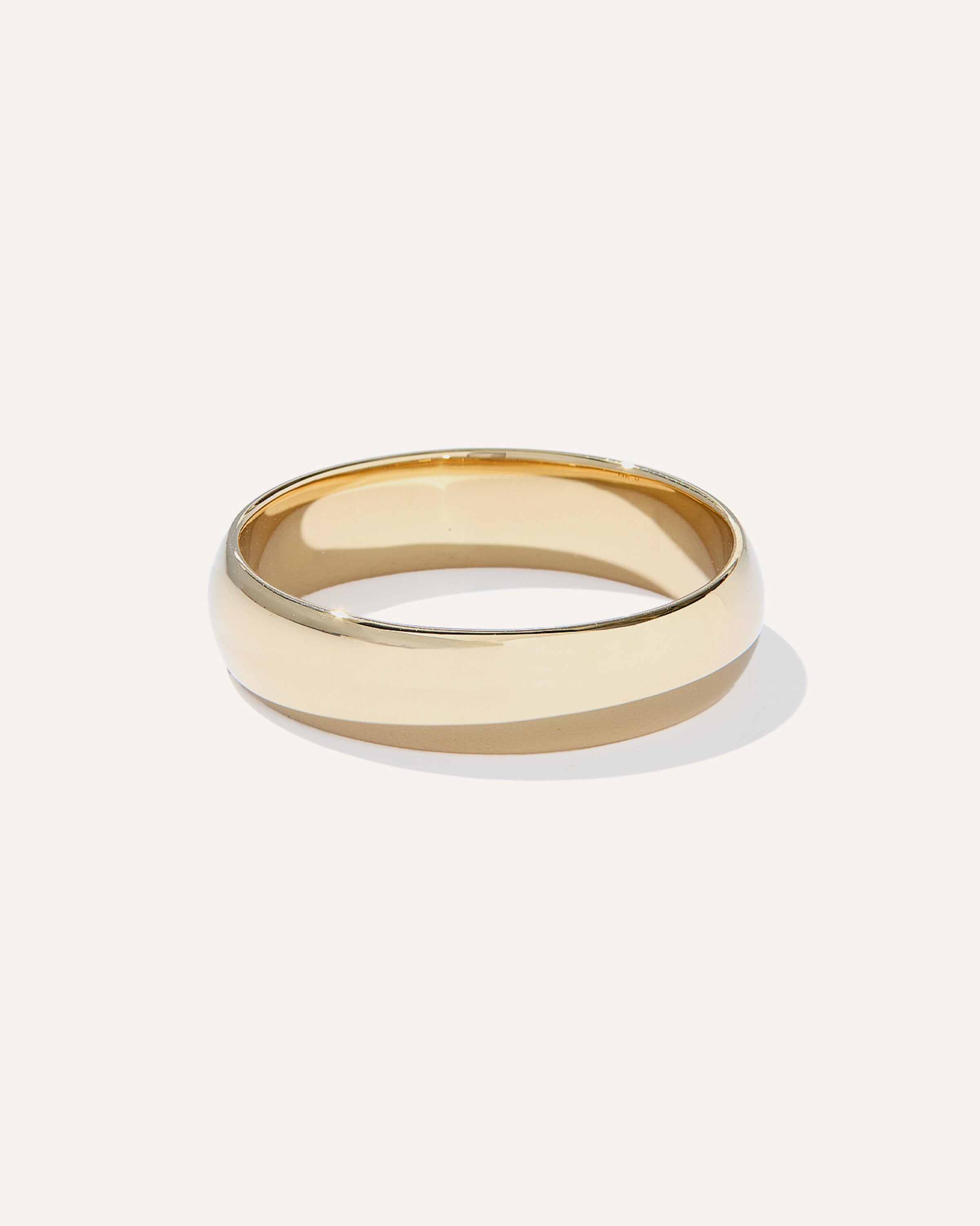 Yellow Gold Low Dome Band
