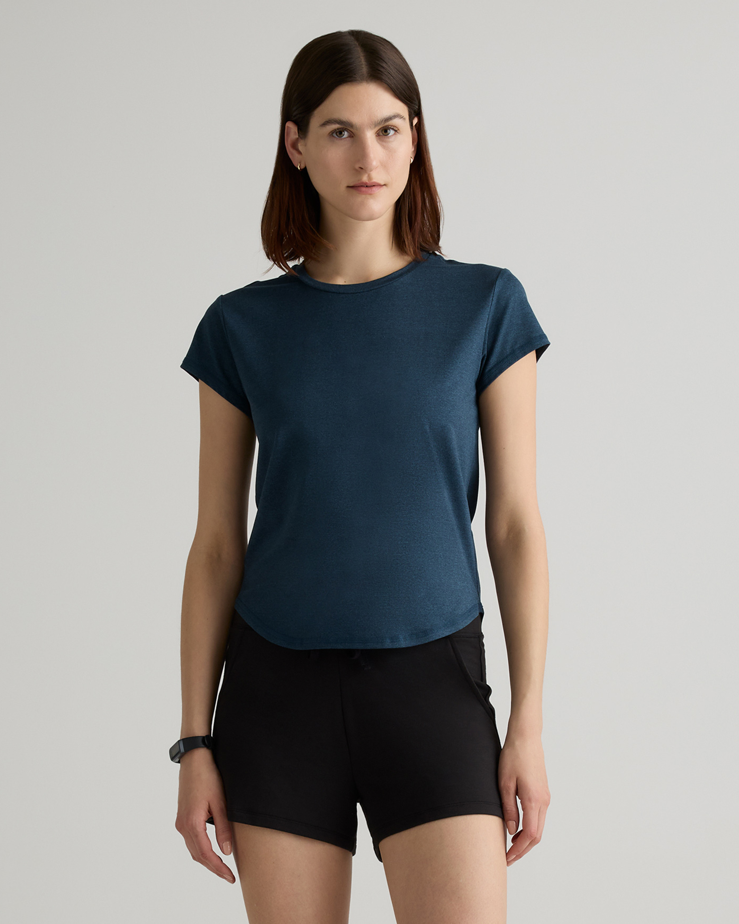 Quince Women's Super Soft Performance T-shirt In Blue