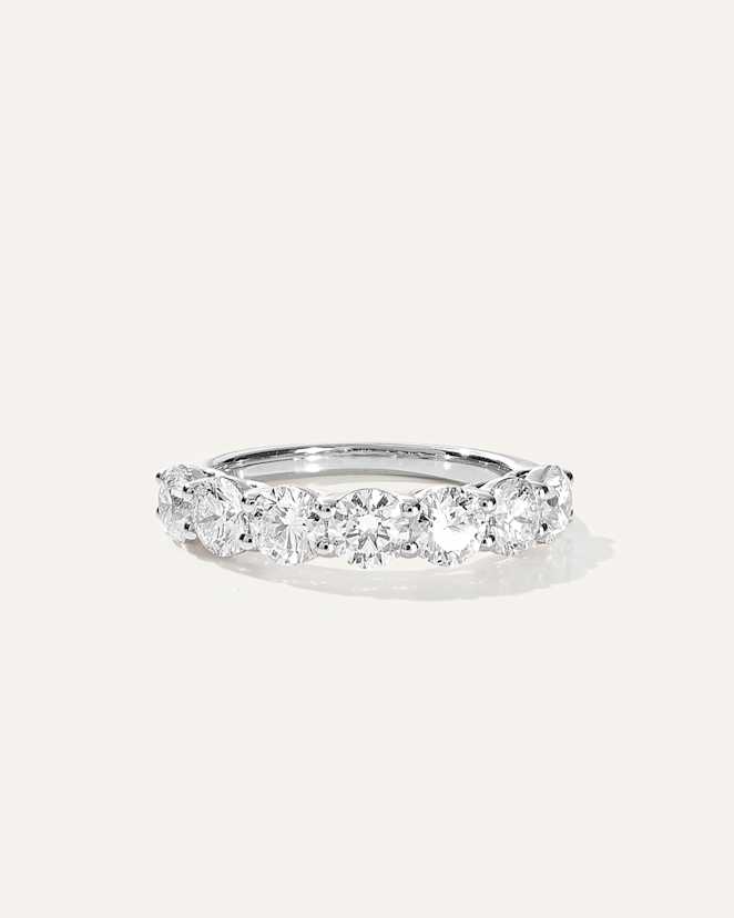 Lab Grown Diamond Round Eternity Band