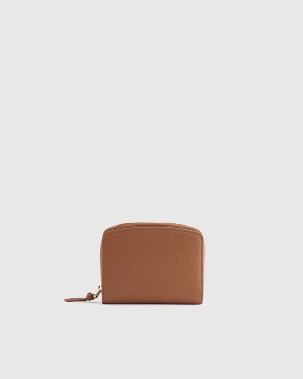Val Leather Compact Wallet