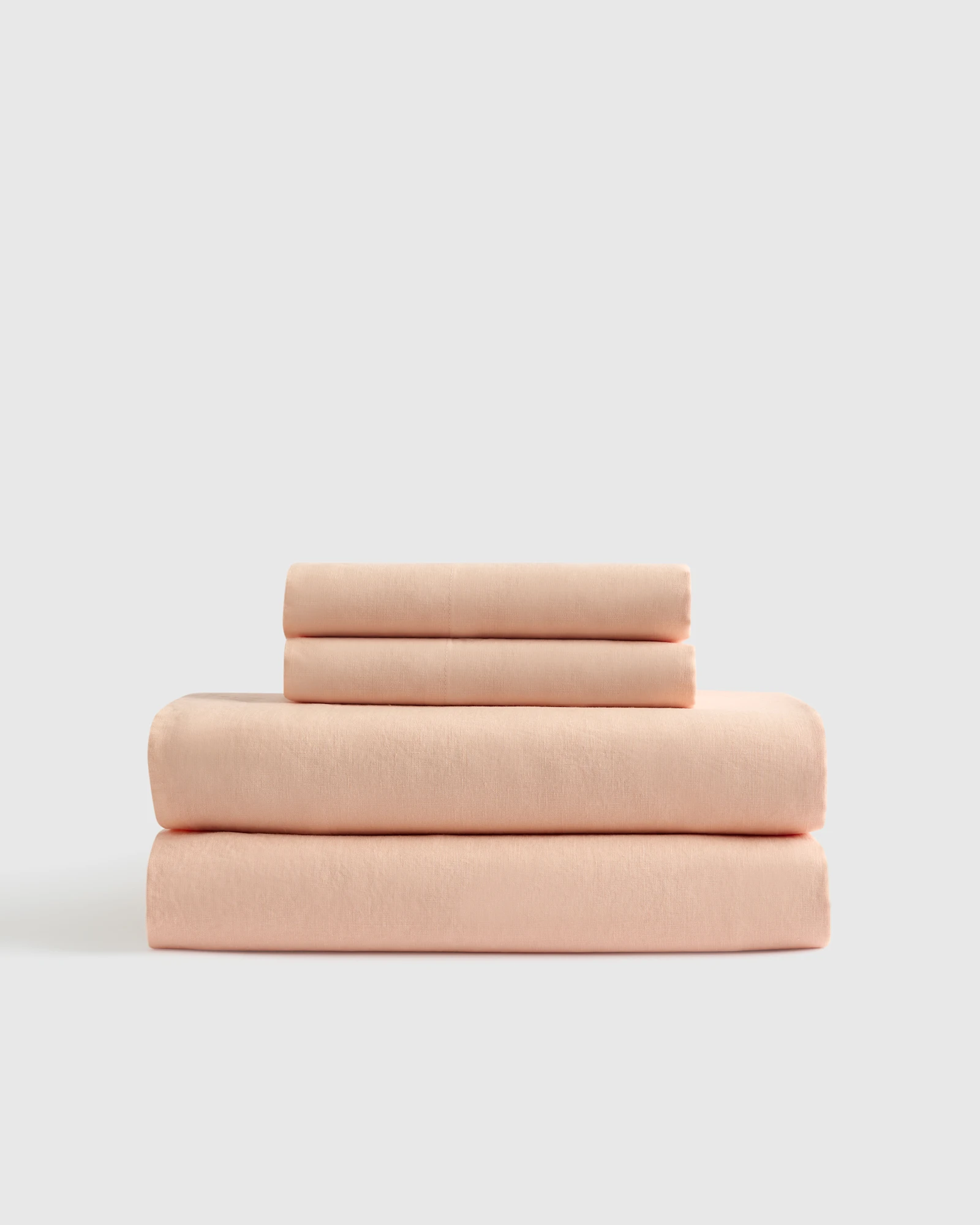 European Linen Sheet Set Sand - Queen