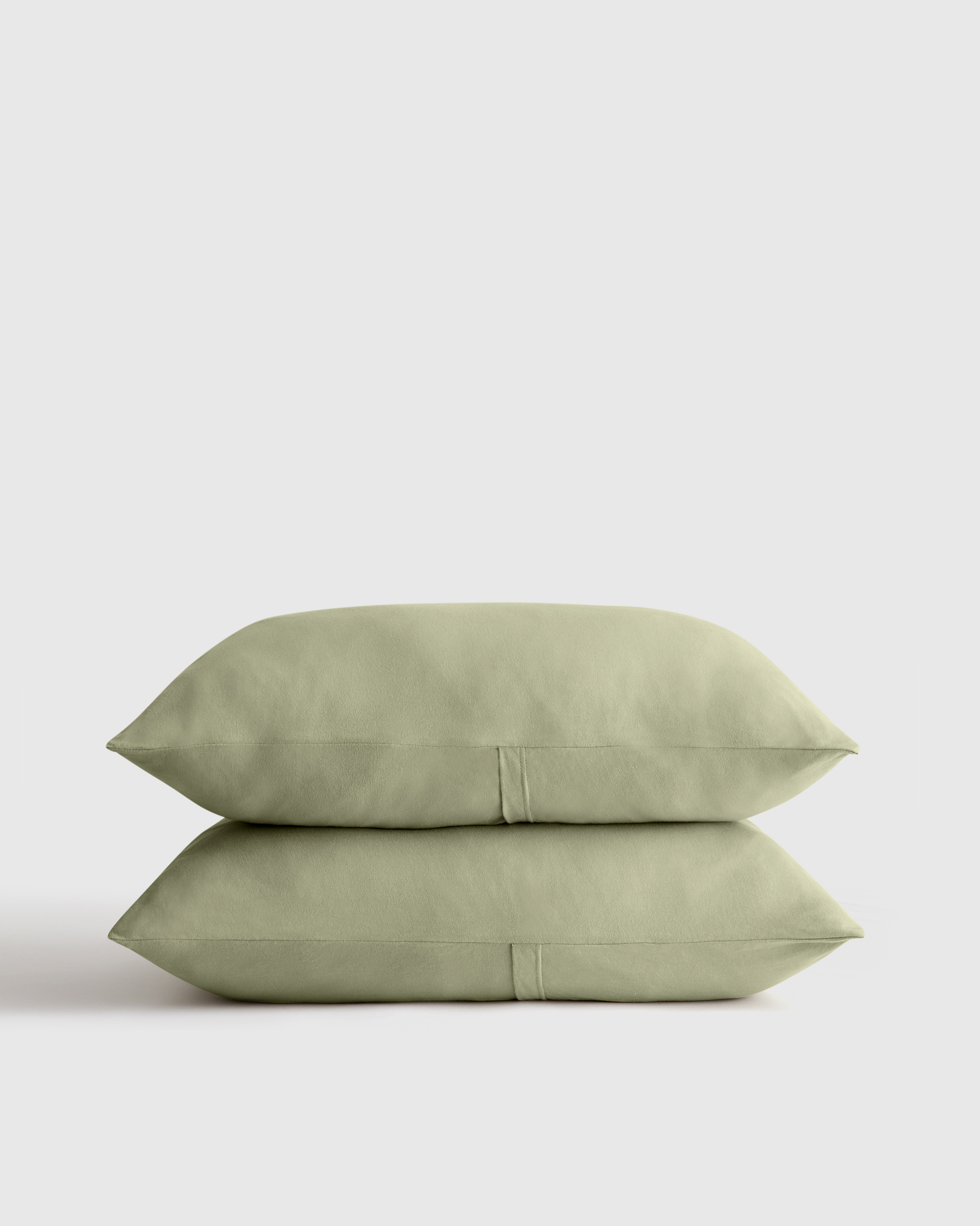 Moss Organic Jersey Sham Set