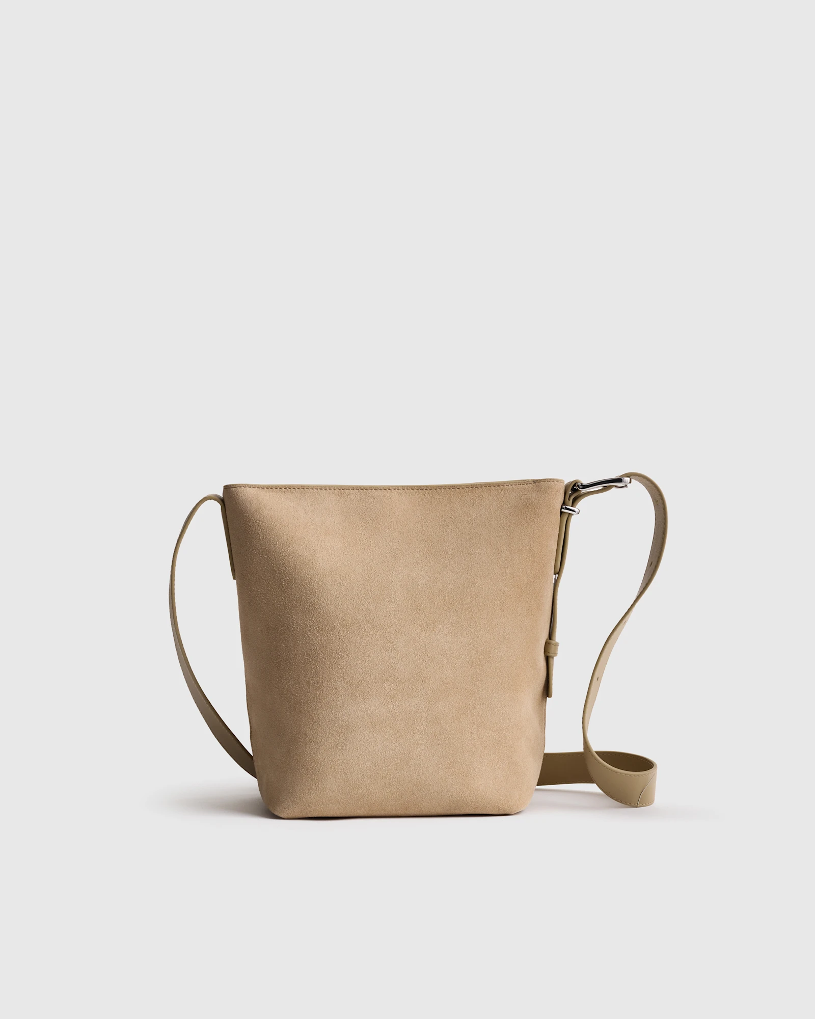 Claire Suede Bucket Crossbody