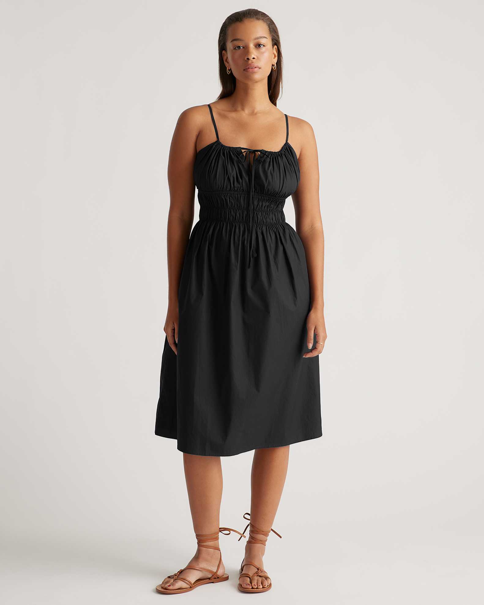 100% Organic Cotton Keyhole Midi Dress 100% Organic Cotton Keyhole Midi Dress