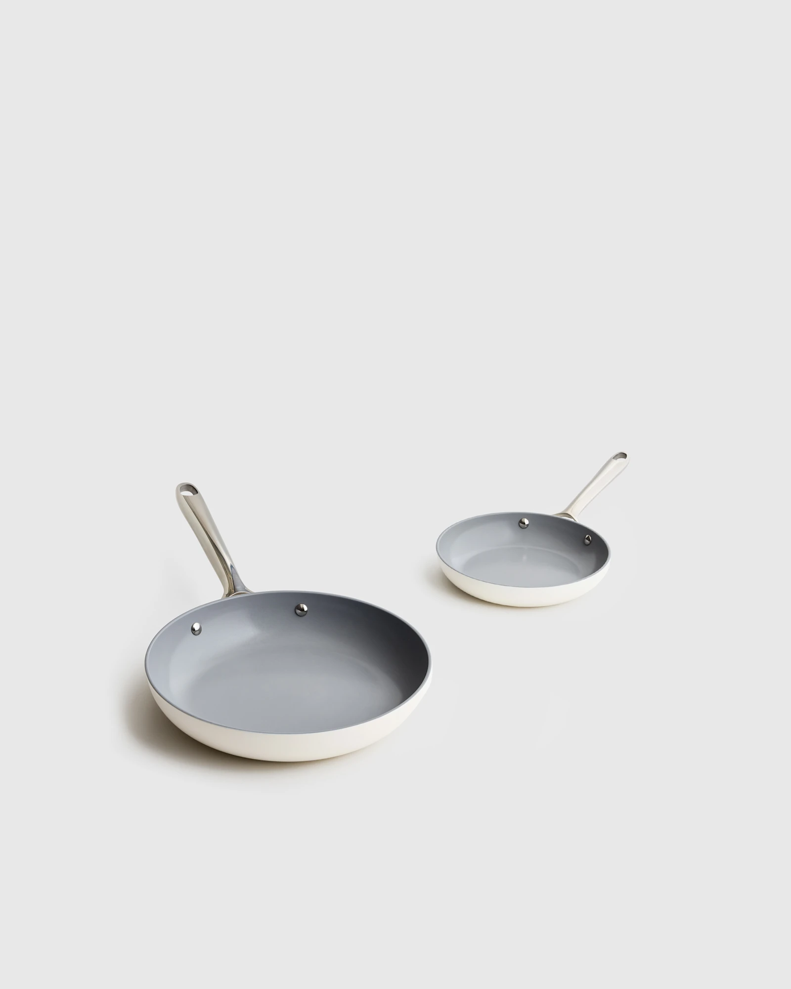 Ceramic Nonstick Frying Pan Set: 8" & 10"