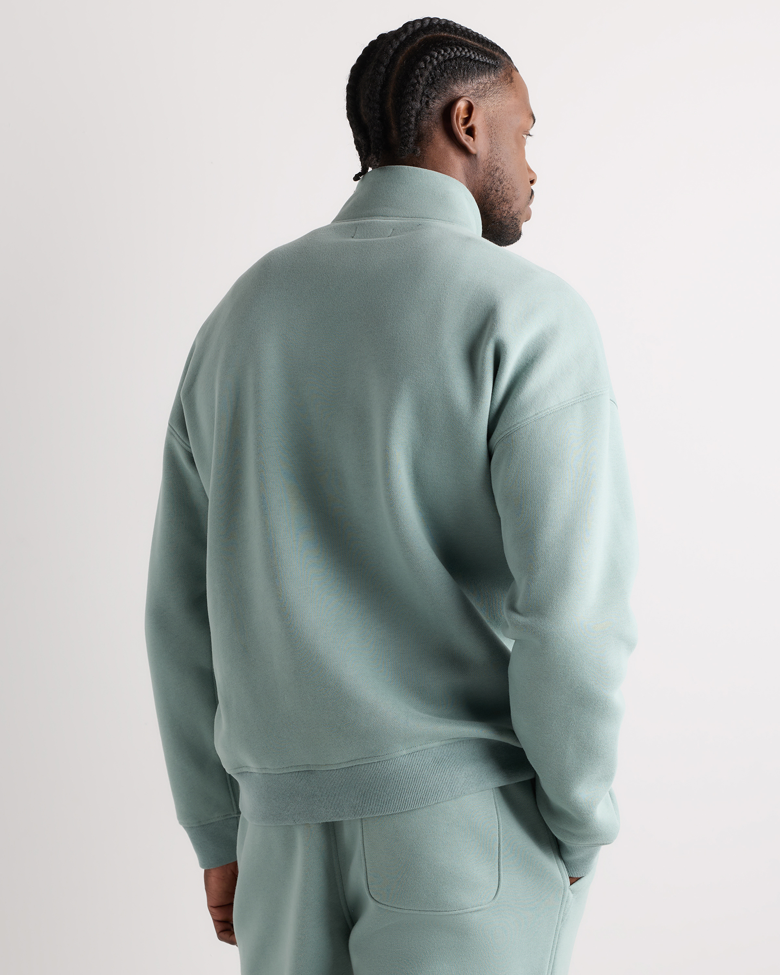 Everyday Fleece Quarter-Zip Sweatshirt in Coastal Sage