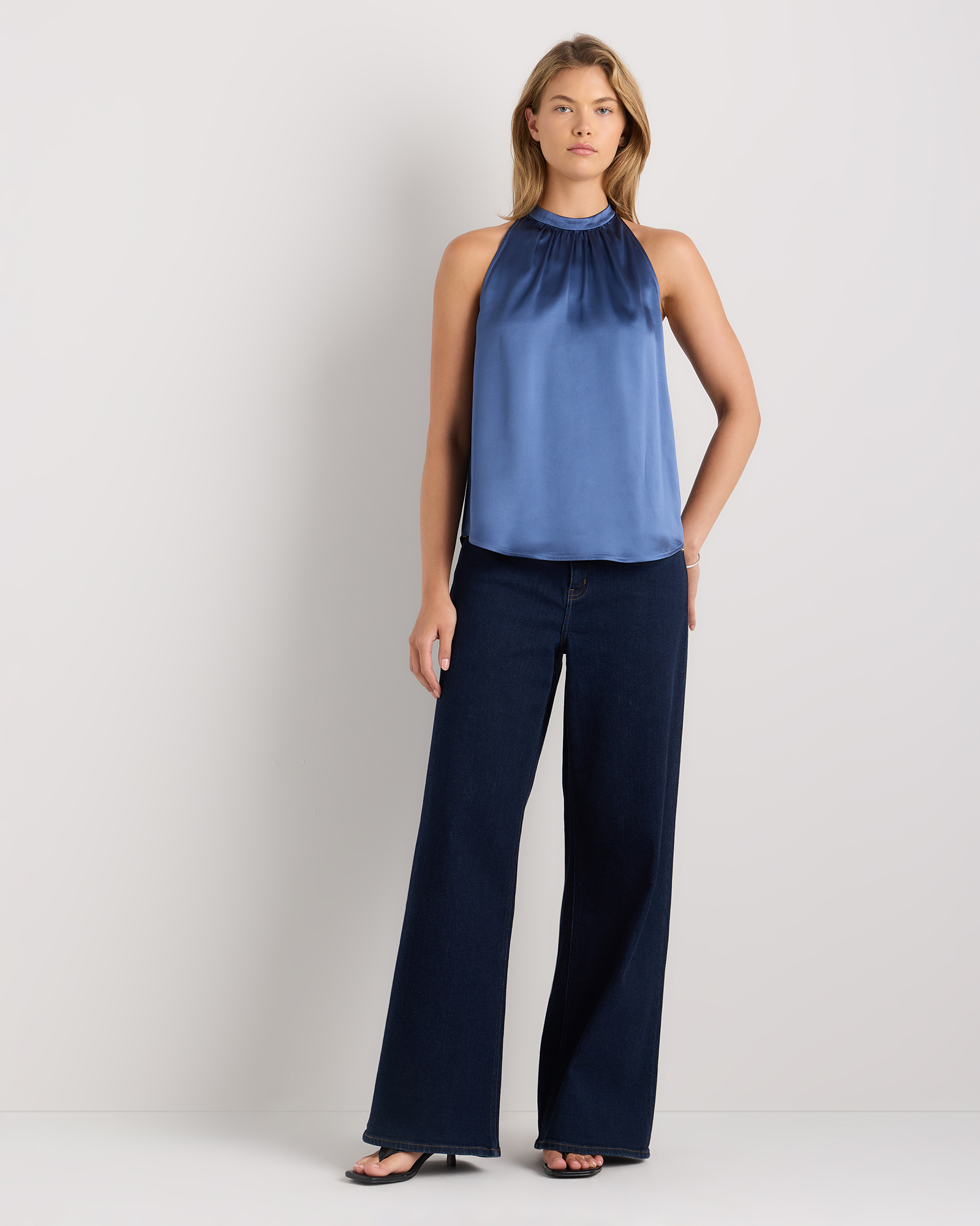 silk CTN ハンソデ TOPS Martina Silk Top – Cobblestone Living