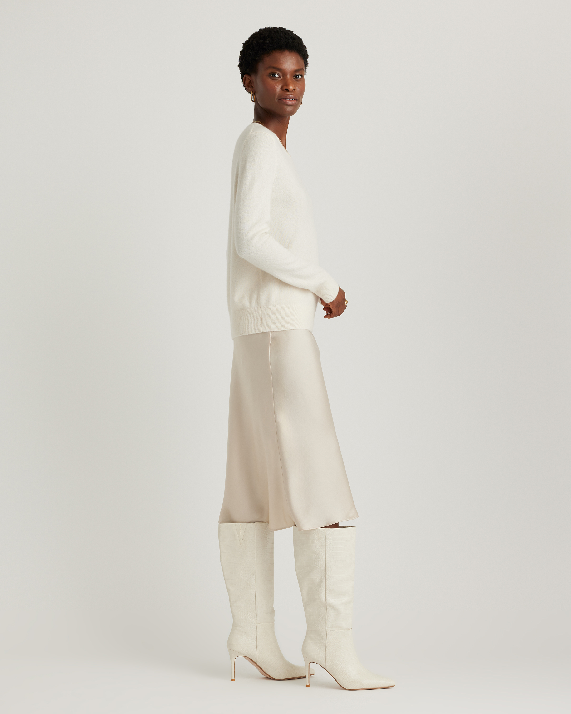100% Washable Silk Skirt