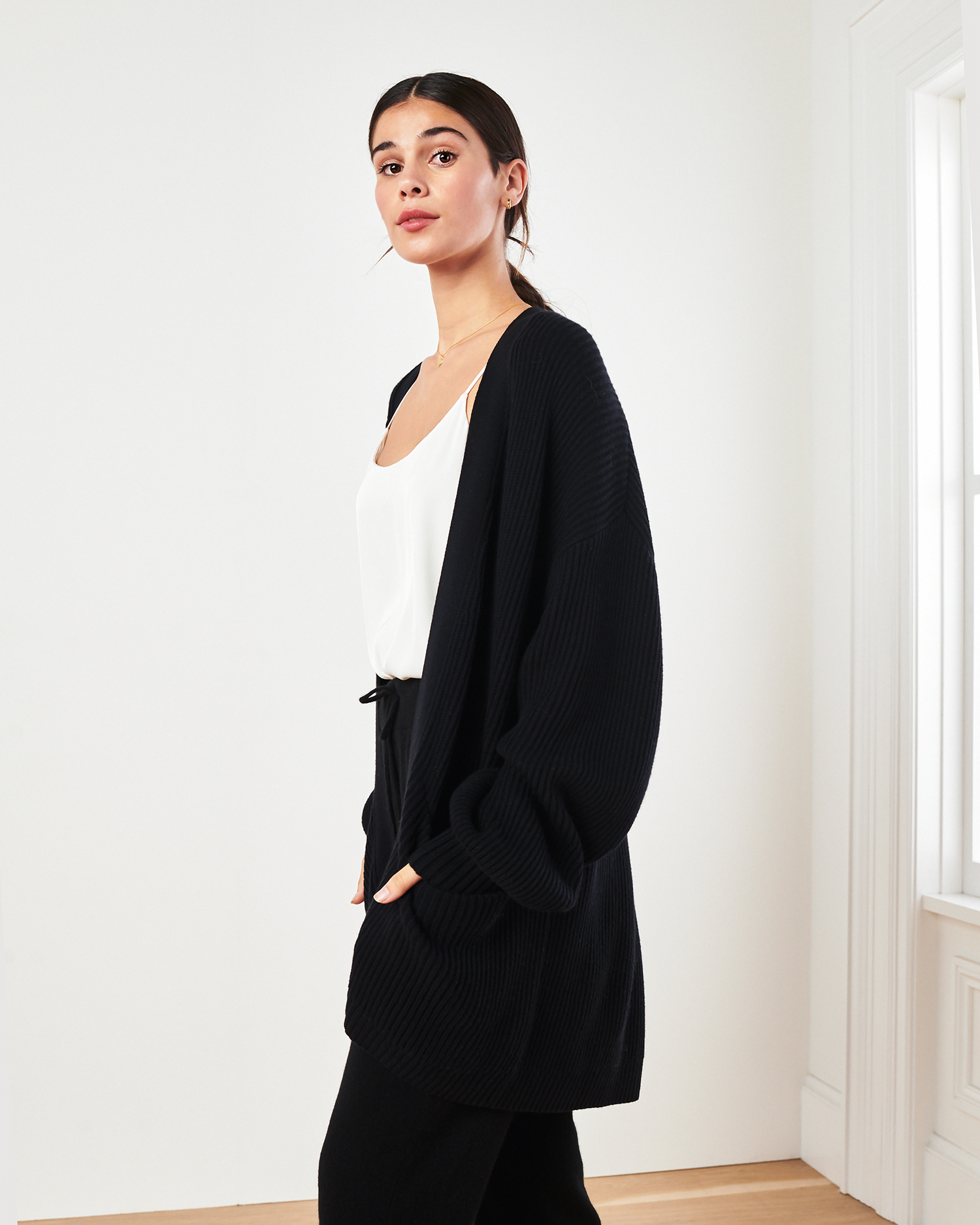 トップス GRANCY DestructionDesign BigCardigan M 100% Organic Cotton Oversized Cardigan