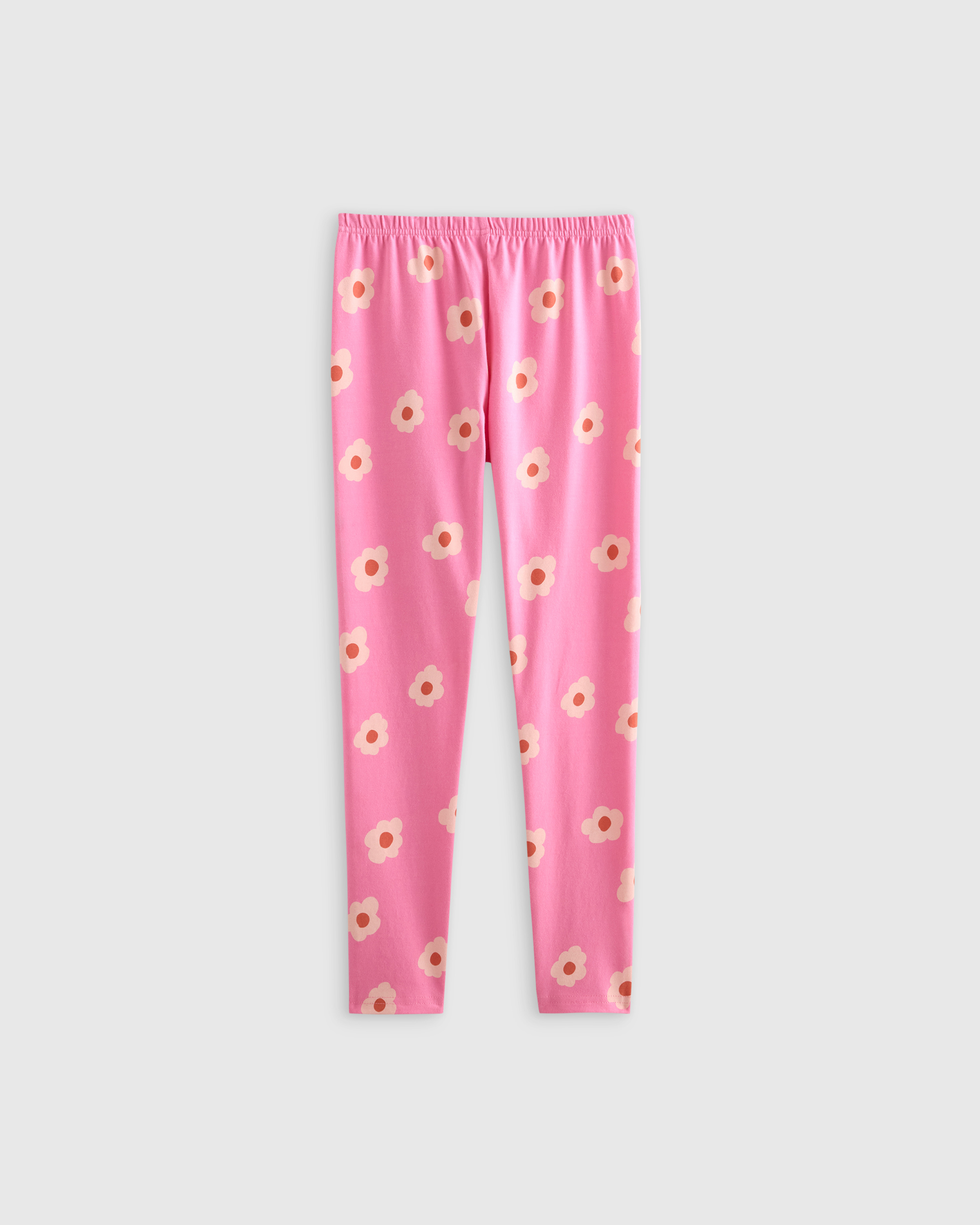 Dancing Daisy Pink Organic Cotton Leggings