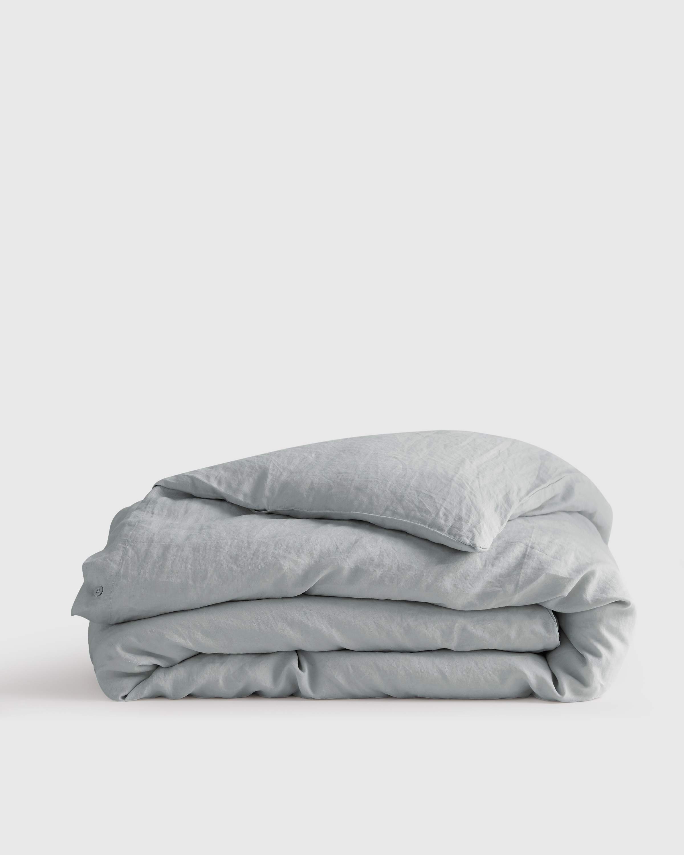 Mist European Linen Duvet Cover