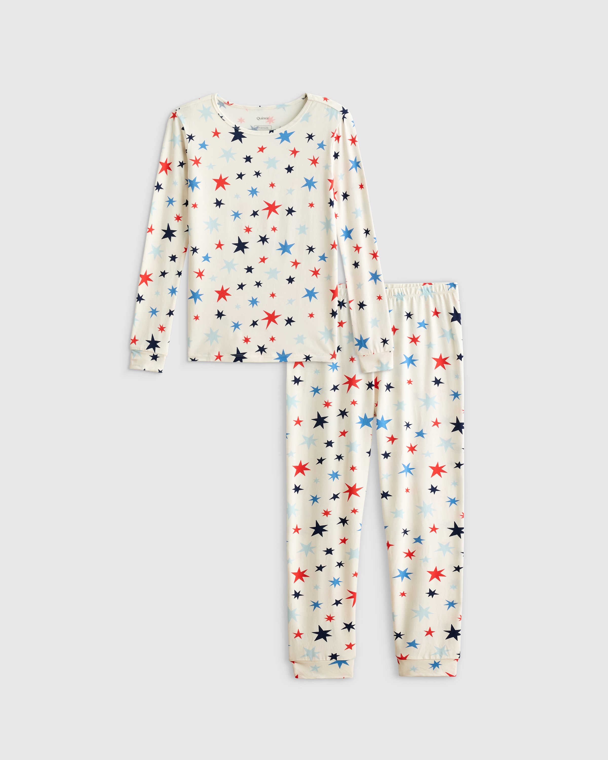 Star Burst Bamboo Long Sleeve and Pant Pajama Set