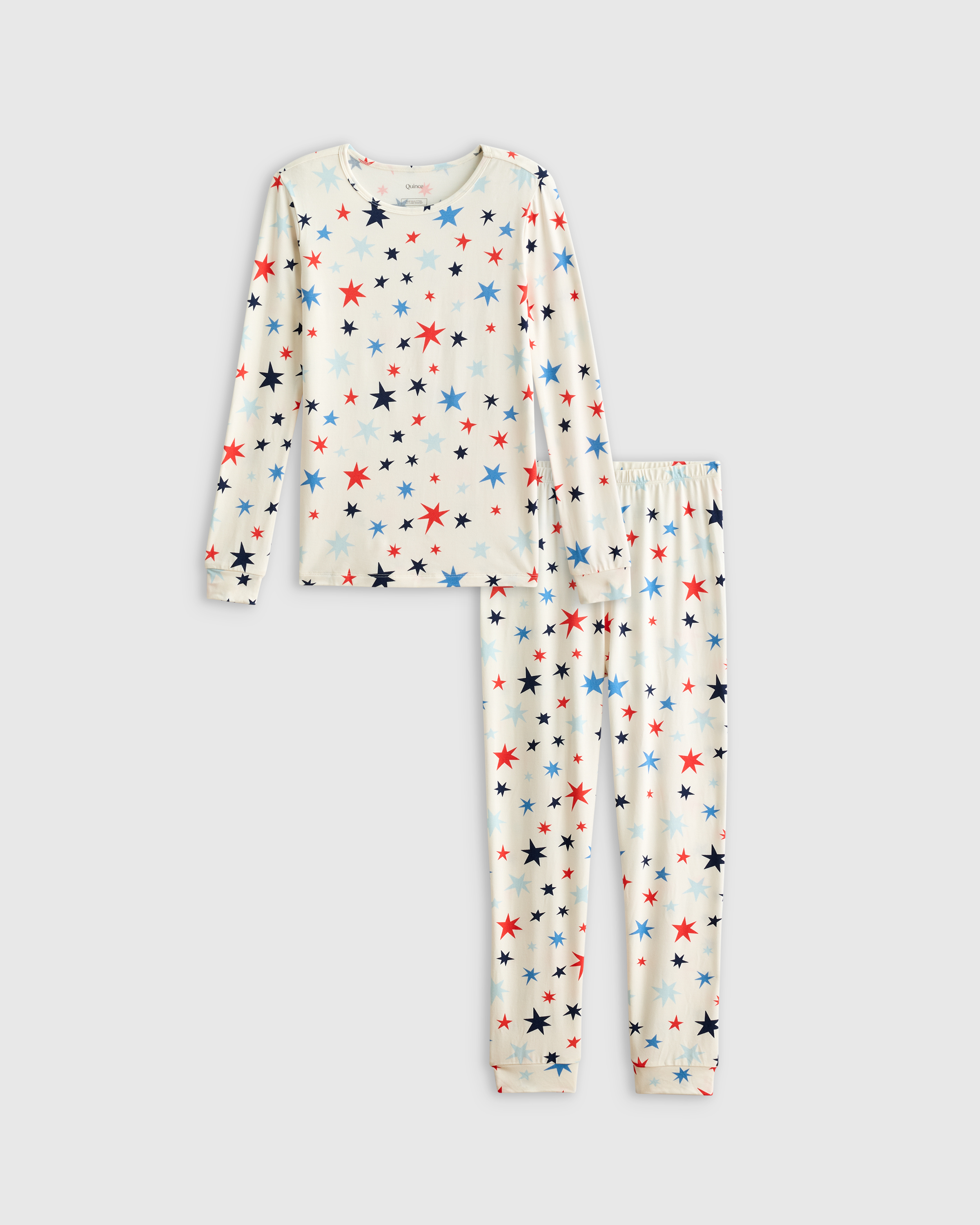 Star Burst Bamboo Long Sleeve and Pant Pajama Set