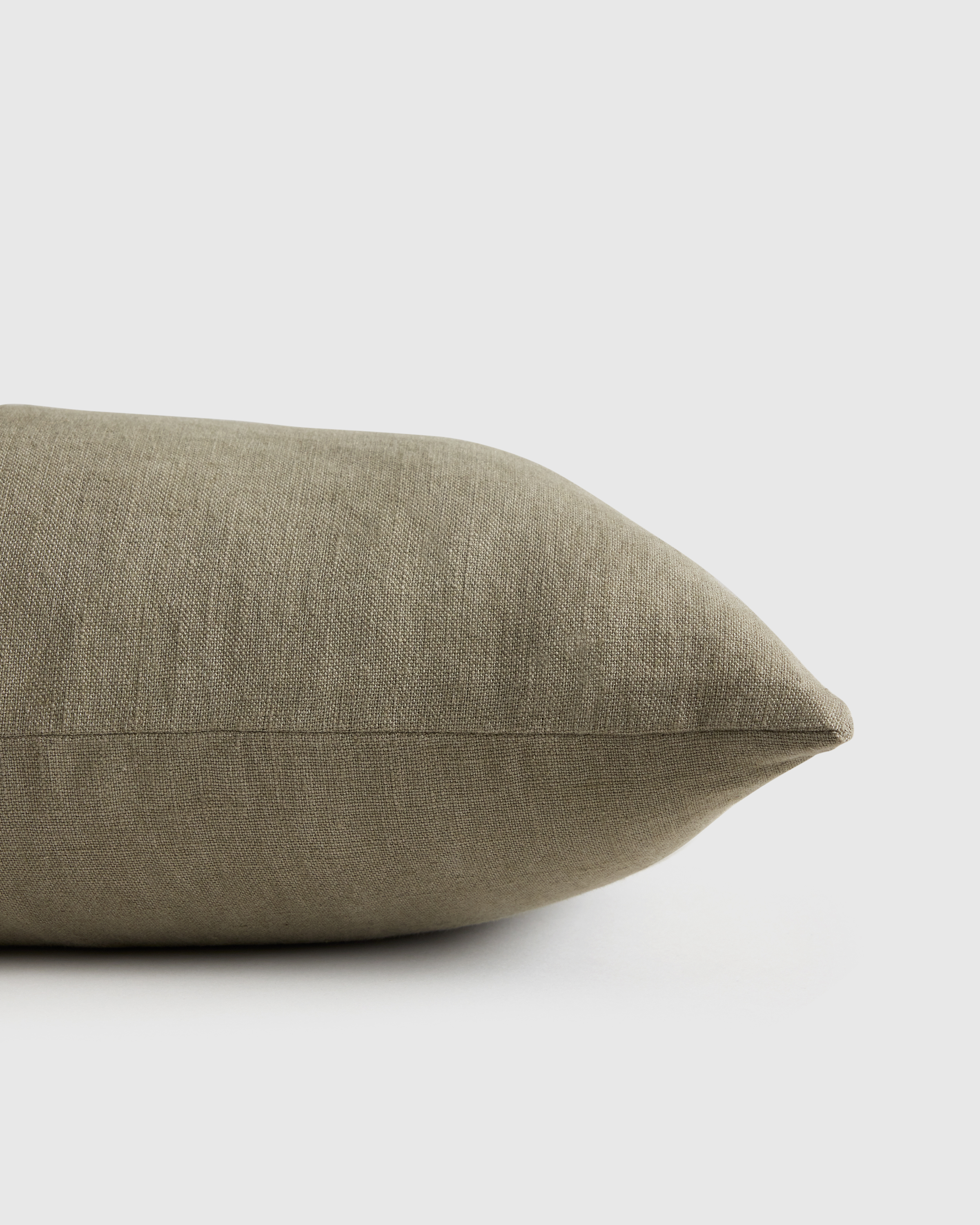 European Linen Oversized Lumbar Pillow Cover - Sage