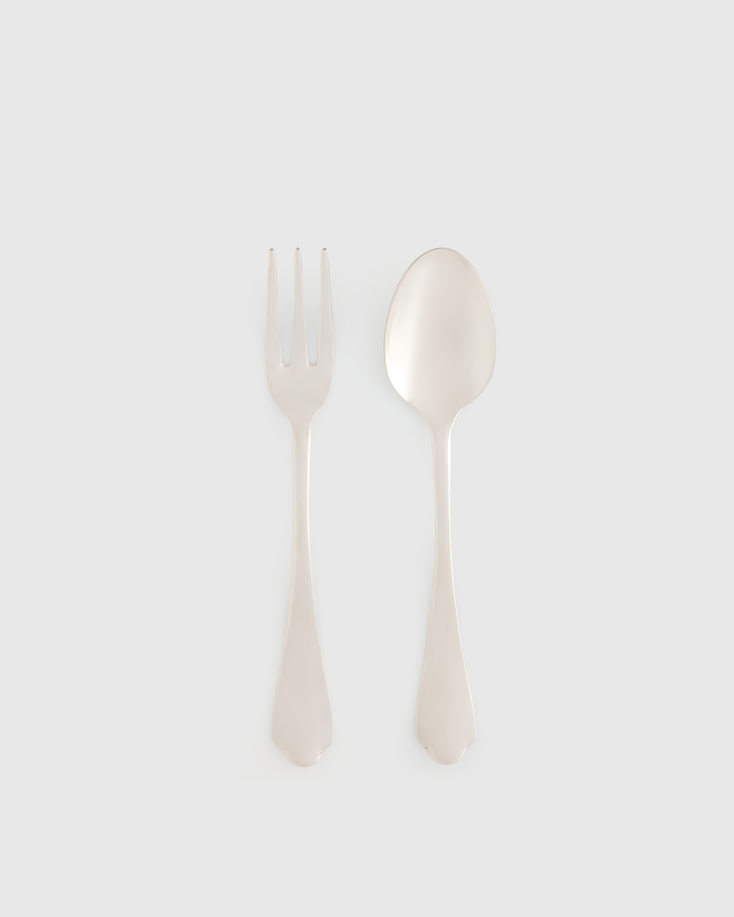 Polished Stainless Steel Dolce Vita 2-Pc Serving Utensil Set by Mepra